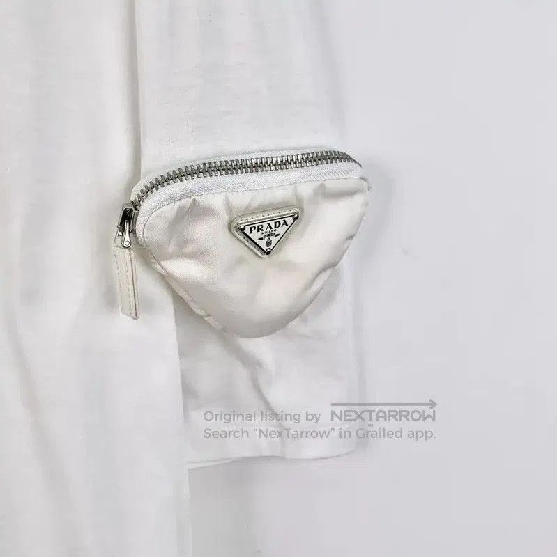 Prada Prada White Men's T-Shirt Size L. Size US L / EU 52-54 / 3 - 3 Thumbnail