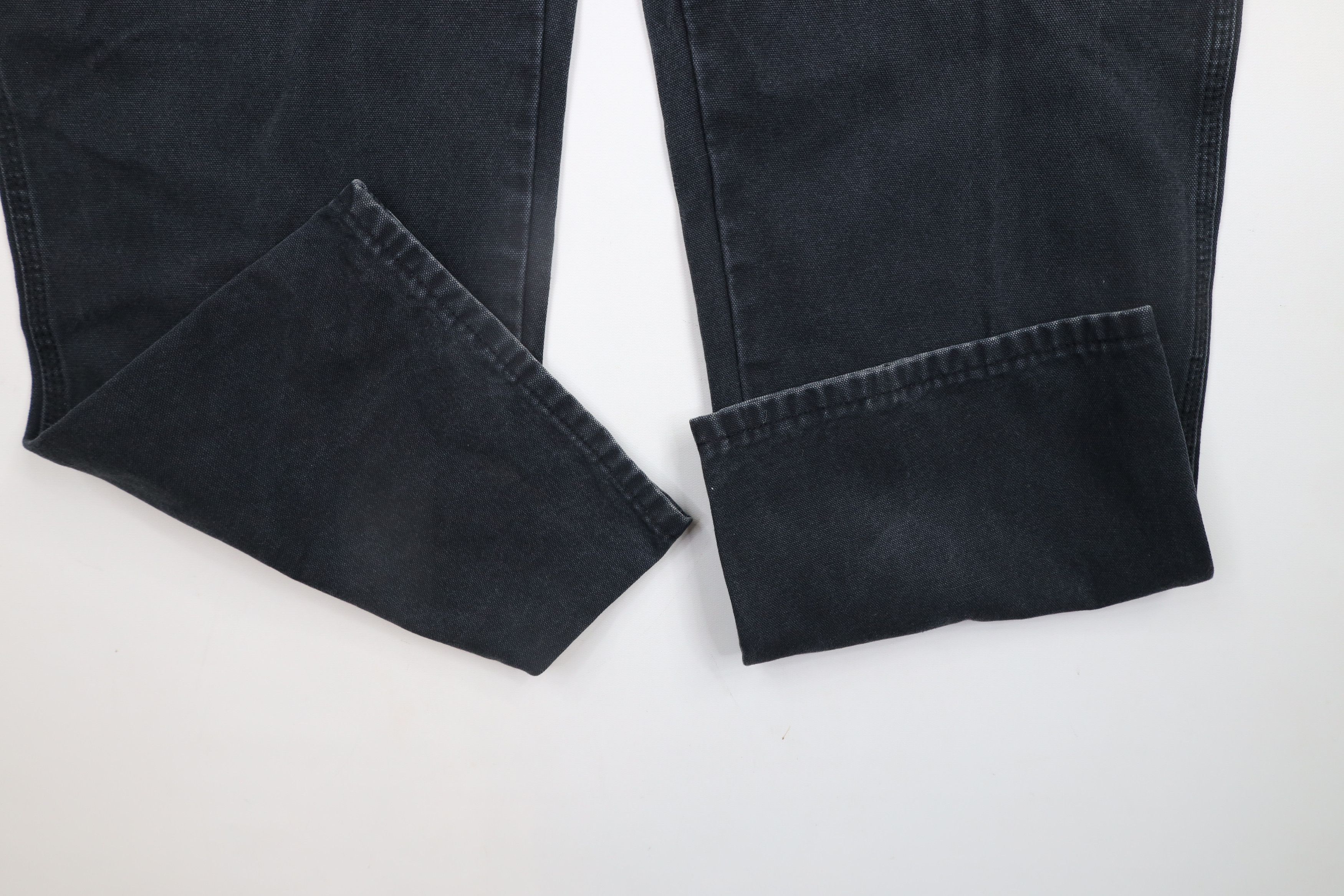 Dickies × Vintage Vintage Dickies Out Wide Leg Canvas Workwear Pants Black Size US 38 / EU 54 - 5 Thumbnail