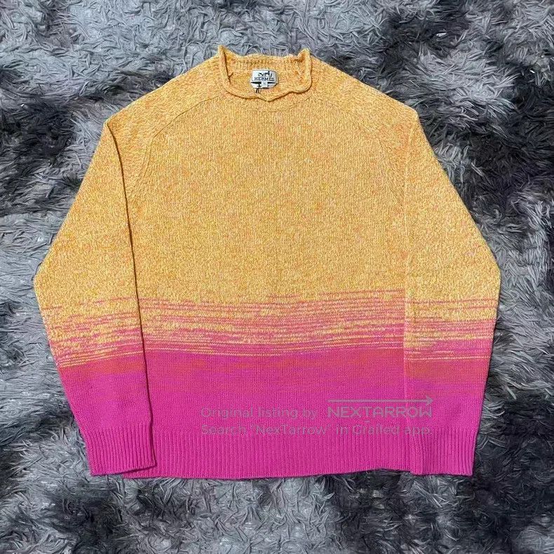 Hermes Hermes Showpiece gradient cashmere cardigan Size XL / US 12-14 / IT 48-50 - 1 Thumbnail