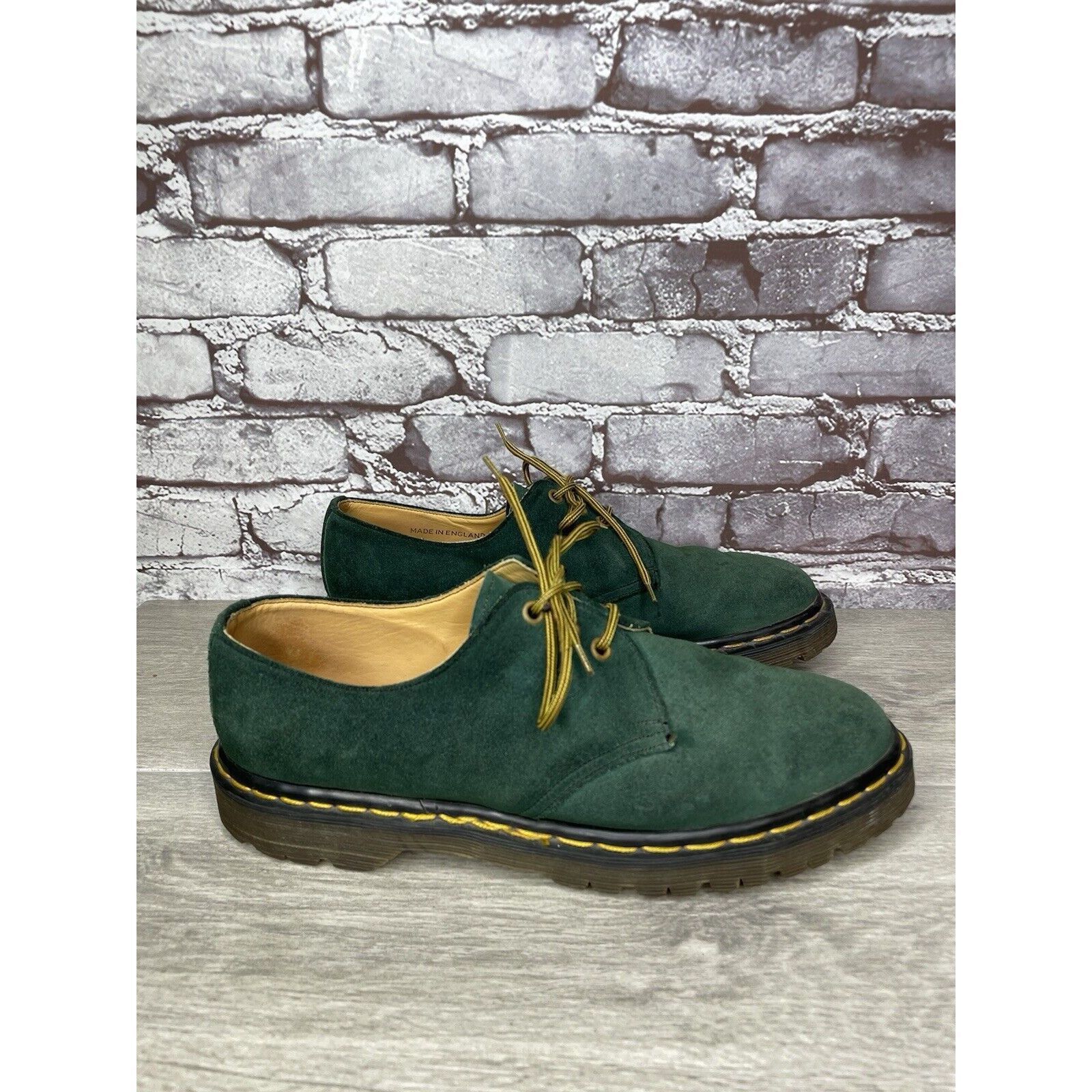 Dr. Martens Doc Dr. Martens Green Suede Leather Oxfords Shoes Men’s Sz 1 Size US 10 / EU 43 - 14 Thumbnail