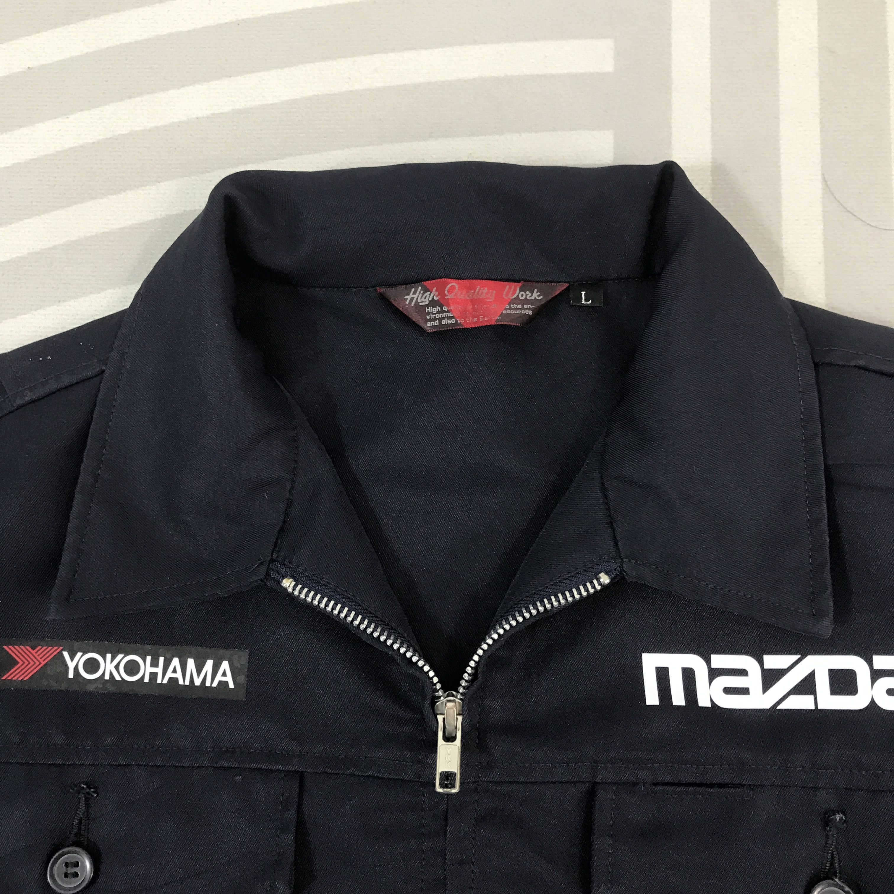 Sports Specialties Vtg Mazda X Yokohama Japan Racing Custom Motorsport Jacket Size US L / EU 52-54 / 3 - 9 Thumbnail