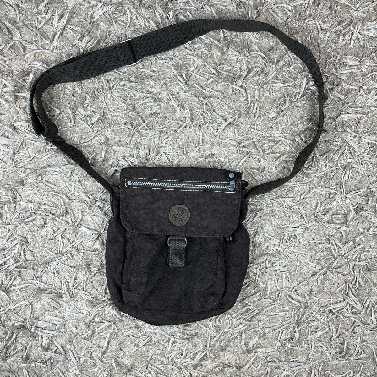 Japanese Brand Vintage Shoulder Bag Kipling Brown Crossbody Y2k Affliction Size ONE SIZE - 3 Thumbnail