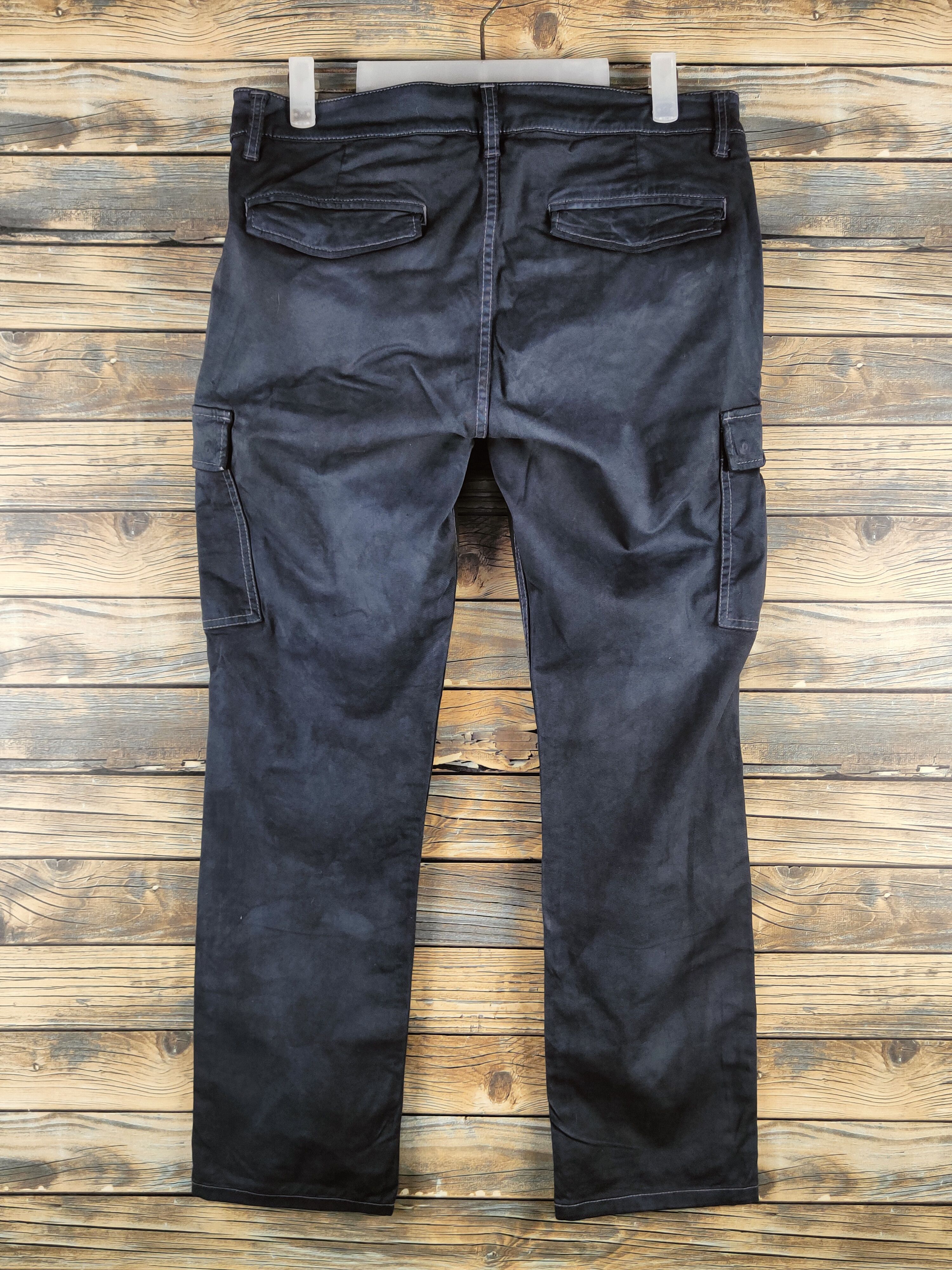 Japanese Brand DL Uniqlo Black Multipocket Cargo Pants #46-626 Size 30" / US 8 / IT 44 - 7 Thumbnail