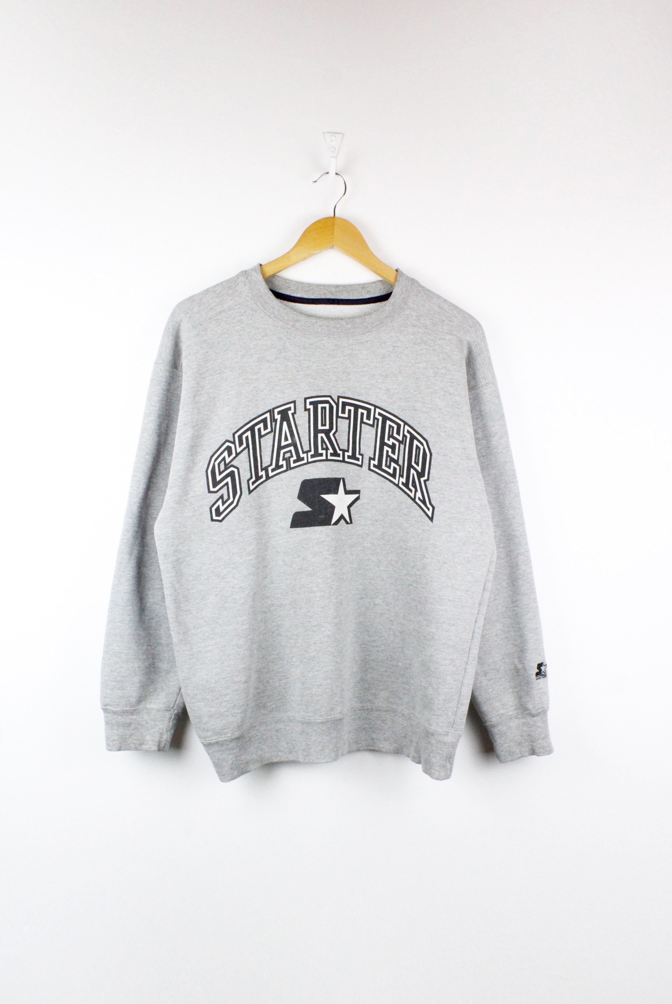 Starter × Vintage Vintage Starter USA Gray Graphic Logo Print Crew Sweatshirt Size US M / EU 48-50 / 2 - 1 Thumbnail