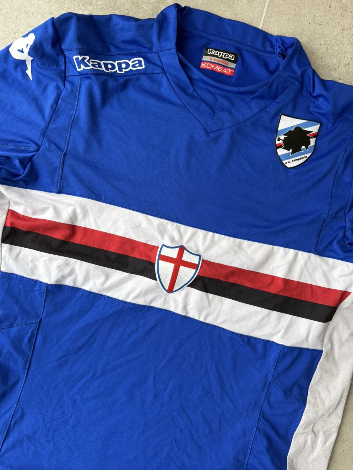 Kappa Kappa Sampdoria Jersey Size - XL Size US L / EU 52-54 / 3 - 3 Thumbnail
