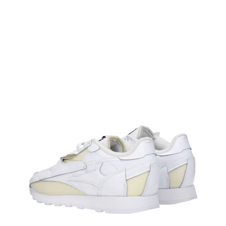 Maison Margiela ob1o1e1124 Leather Sneakers in White Size US 7.5 / IT 37.5 - 4 Thumbnail