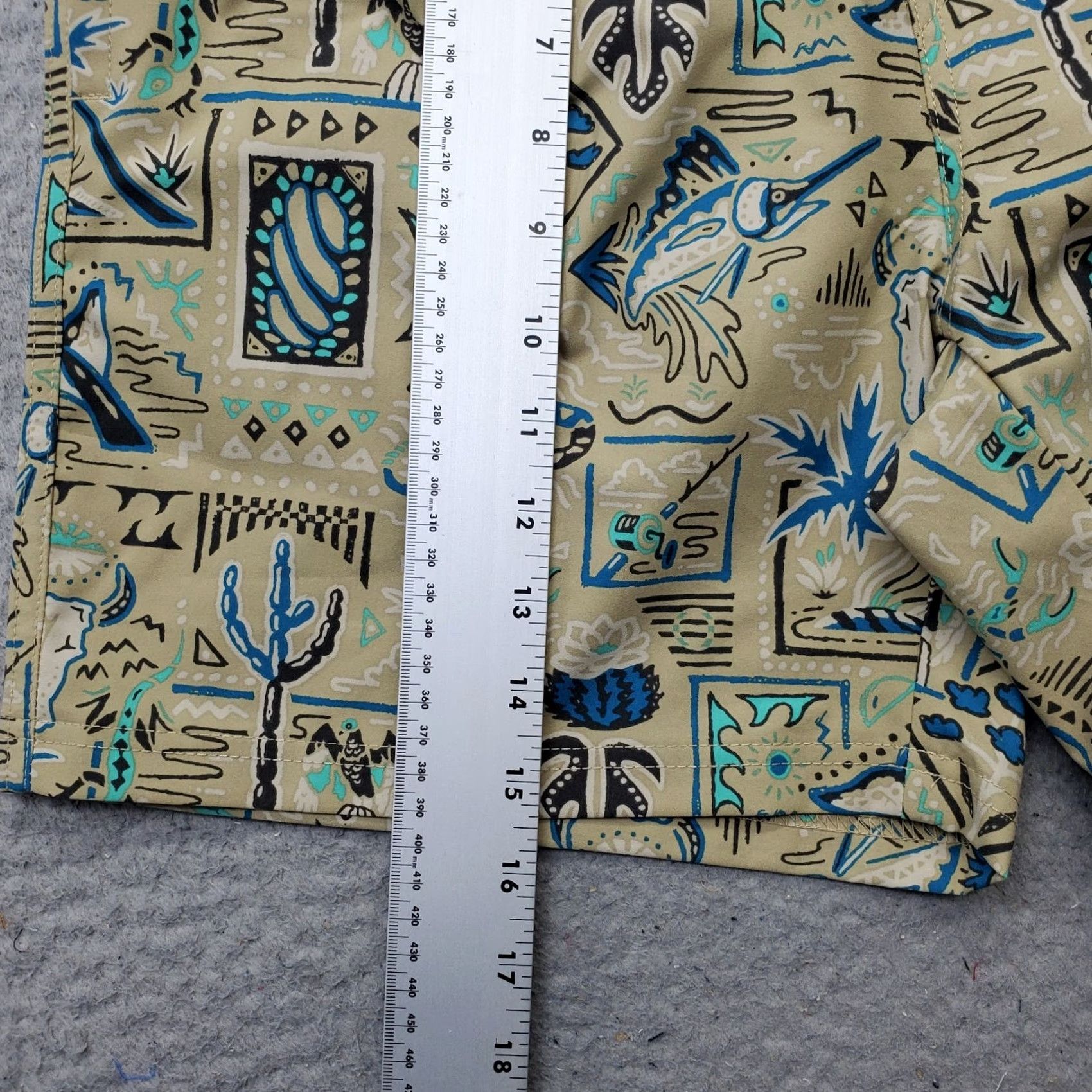 Vintage Columbia Mens PFG Rambler Swim Short Bottom S Multi Printed Lined Performance Swimwear Size US 29 - 3 Thumbnail