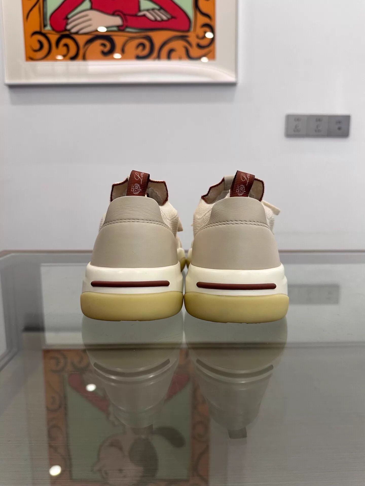 Loro Piana Loro Piana 410 LP Walk Skye Men Beige Mesh Sneaker 42 99 New Size US 9 / EU 42 - 5 Thumbnail