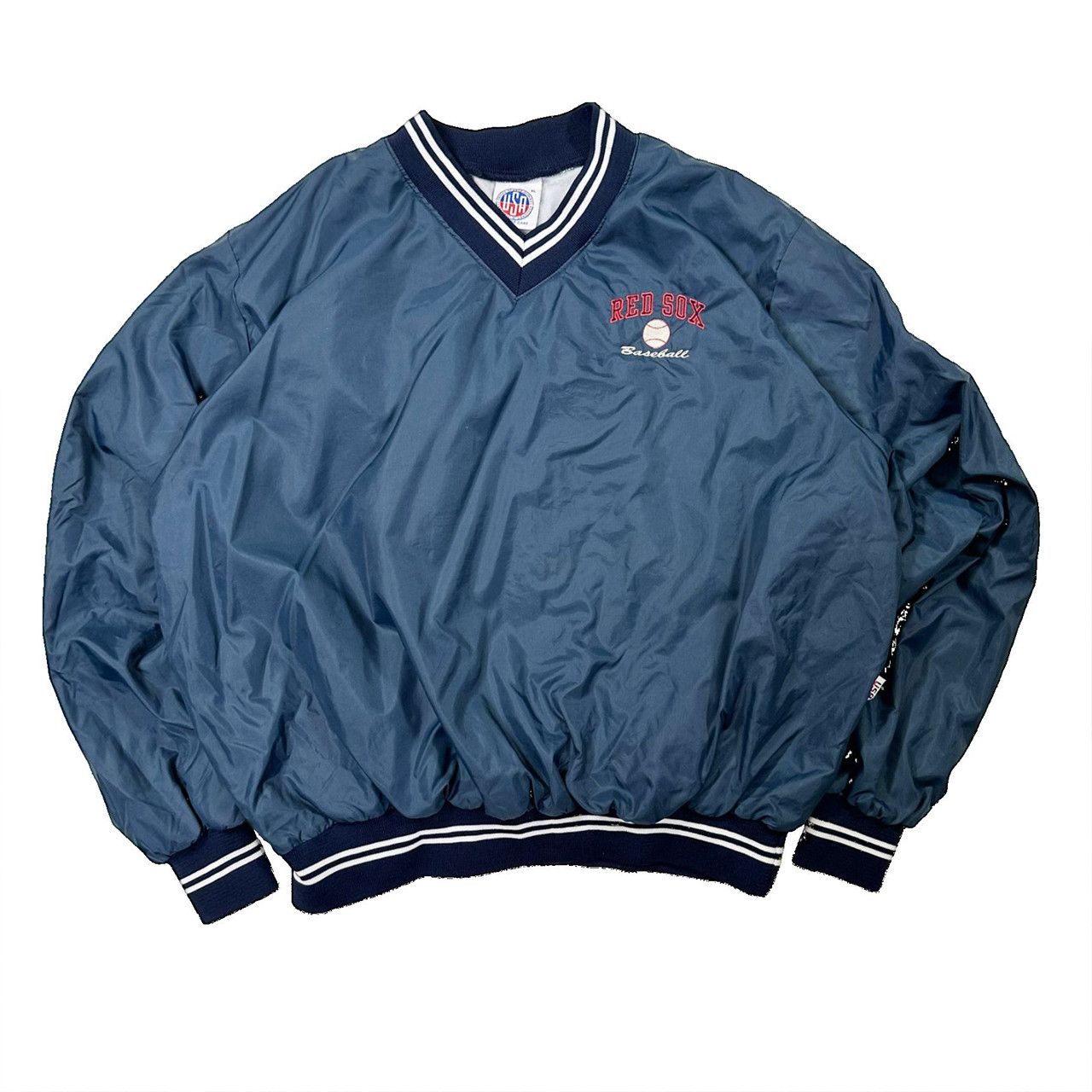 Vintage Vintage 90s Red Sox Baseball Windbreaker Size US XL / EU 56 / 4 - 1 Thumbnail