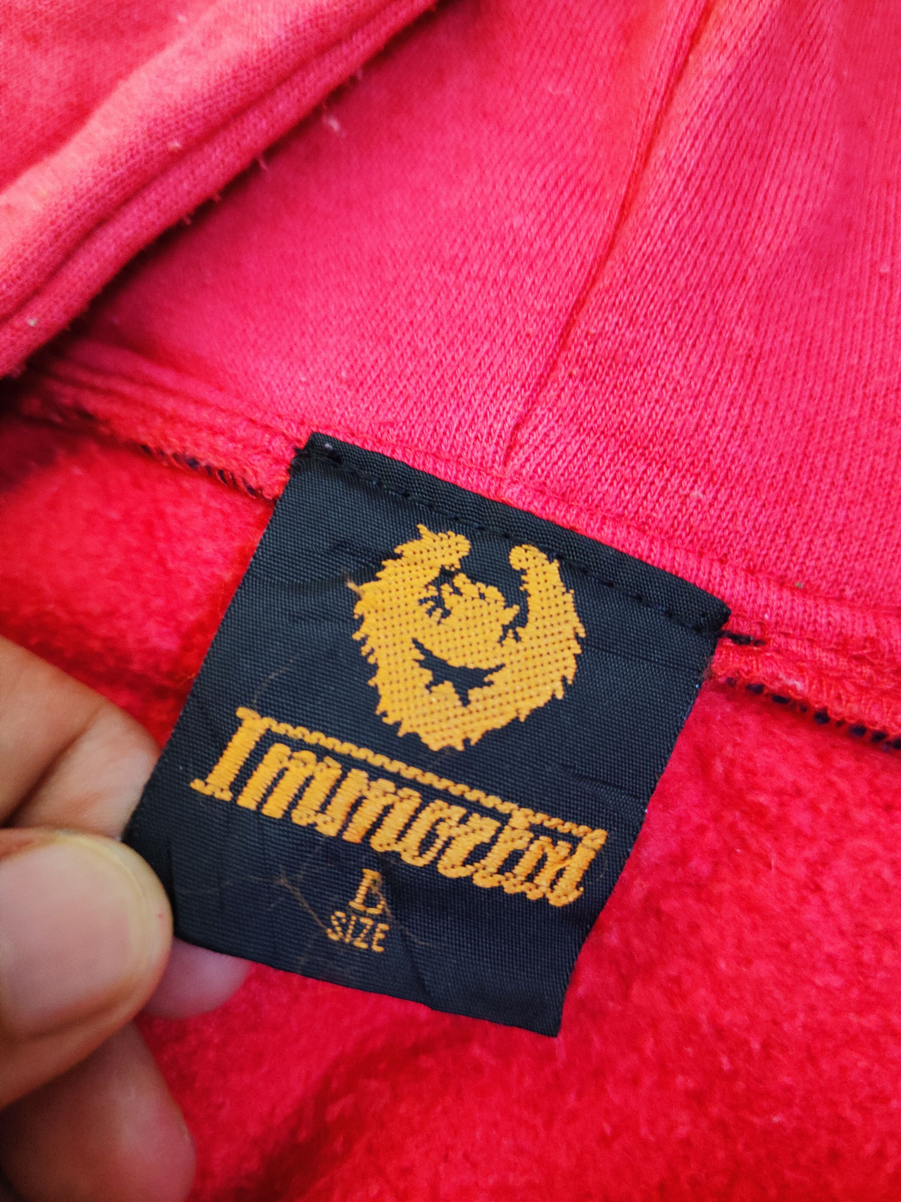 Japanese Brand × Vintage Very rare item 🔥 Immortal Red Hoodie Sweaters Size US L / EU 52-54 / 3 - 14 Thumbnail