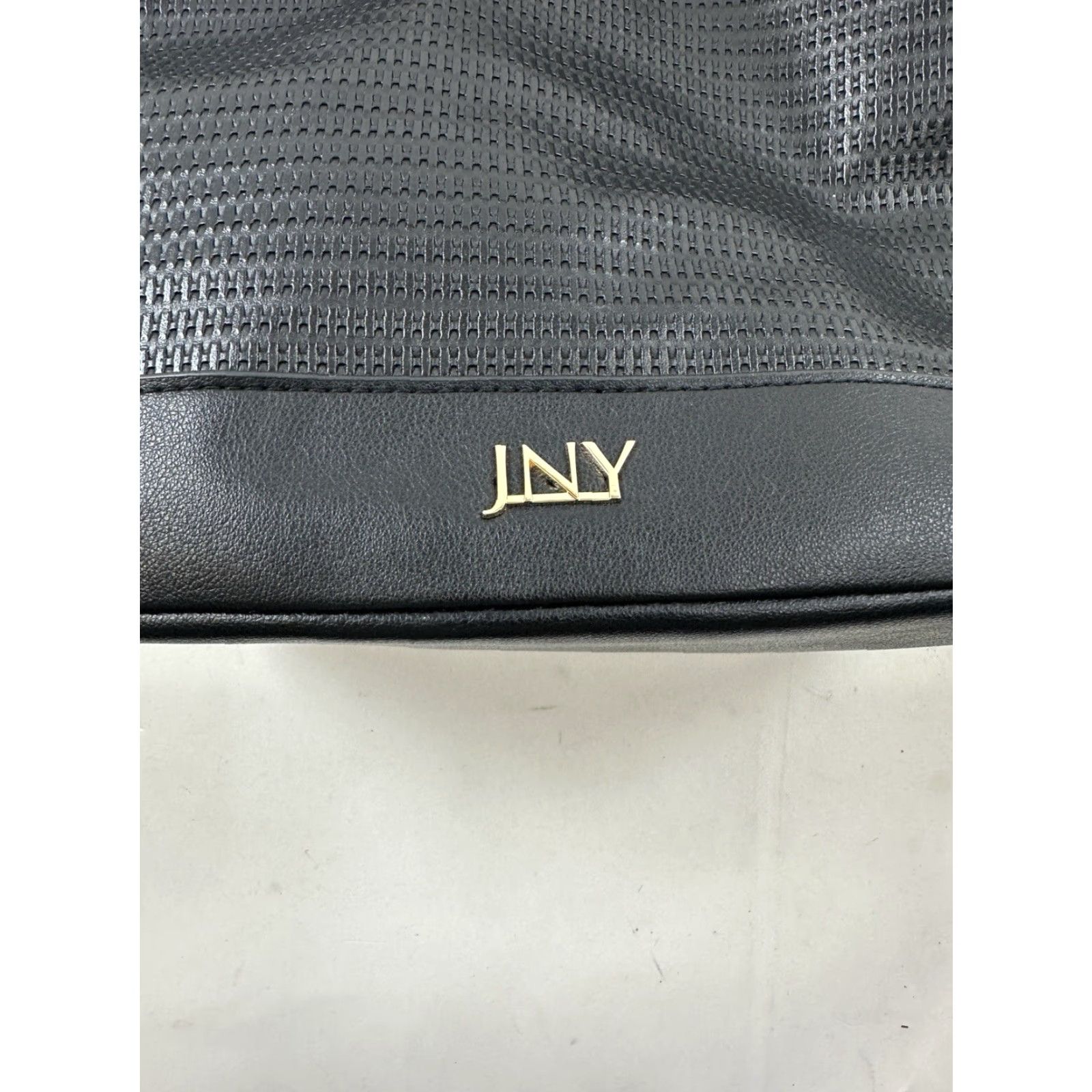 Jones New York Jones New York Signature Bag Crossbody Shoulder Bucket Faux Leather Black Women Size ONE SIZE - 4 Thumbnail