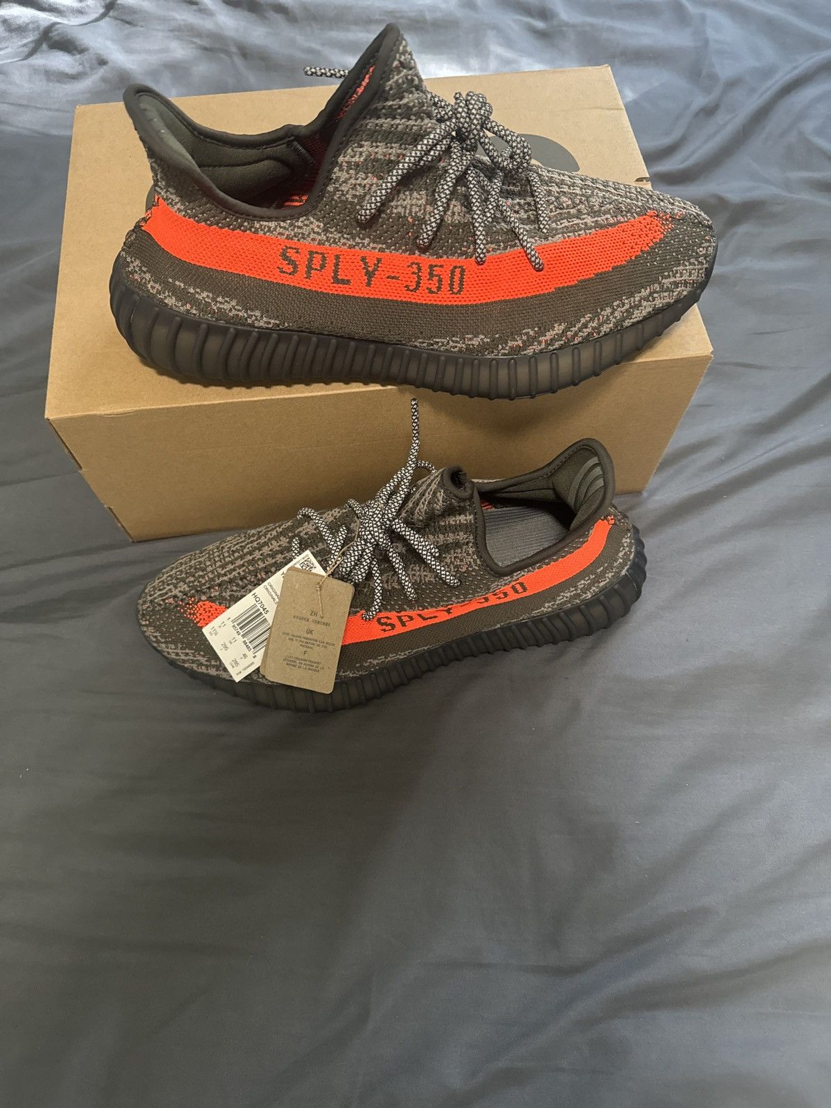 Adidas × Kanye West Yeezy Boost 350 V2 Carbon Beluga Size US 11.5 / EU 44-45 - 1 Thumbnail