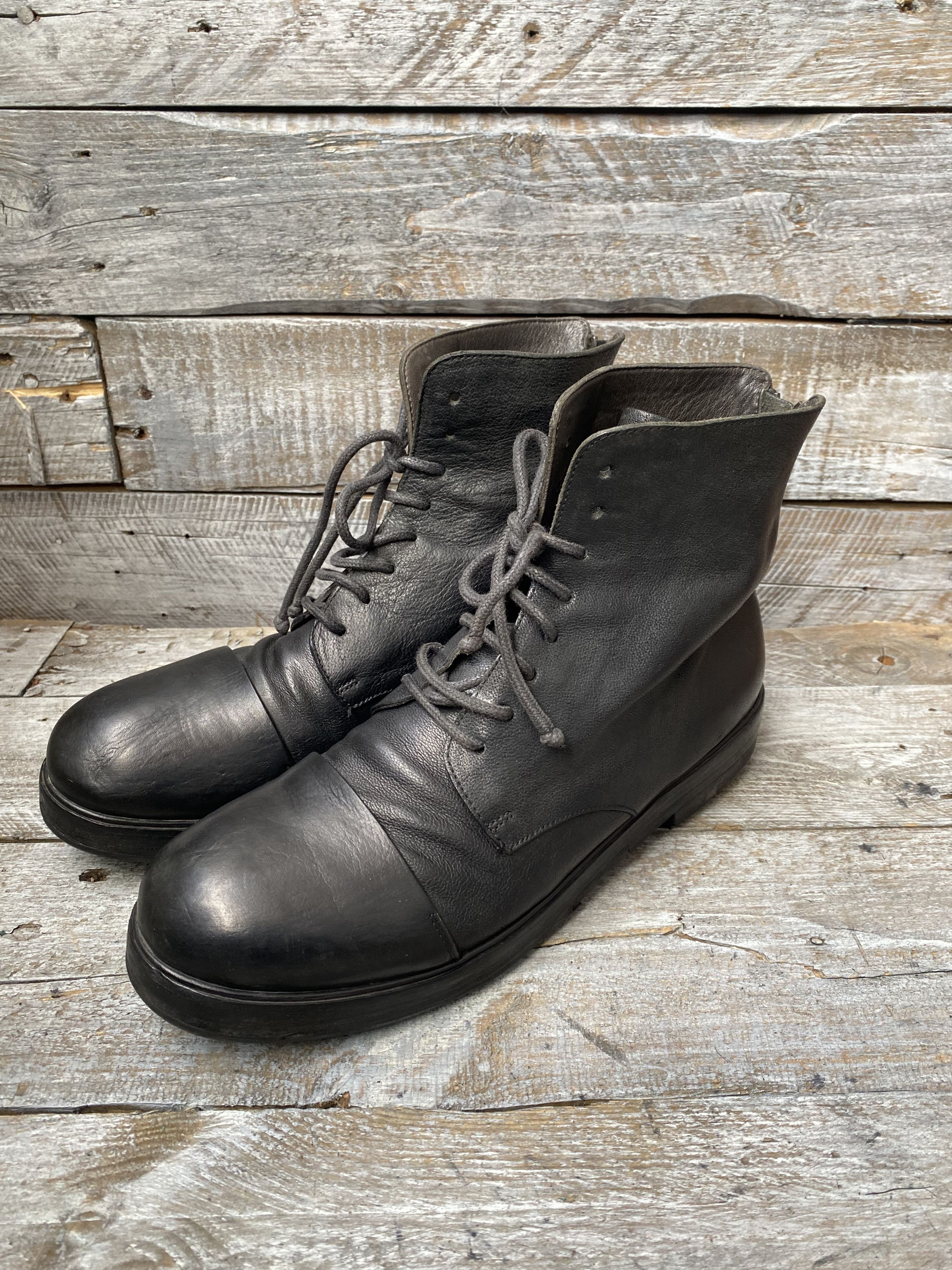 Marsell Marsell combat black leather chunky boots sz 42 Size US 9 / EU 42 - 1 Thumbnail