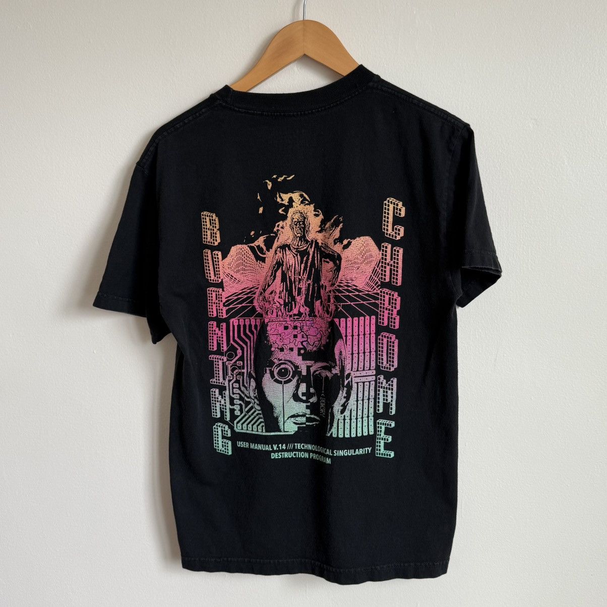 Other BOW3RY Burning Chrome T-Shirt Cyberpunk Techwear Graphic Size US M / EU 48-50 / 2 - 7 Thumbnail