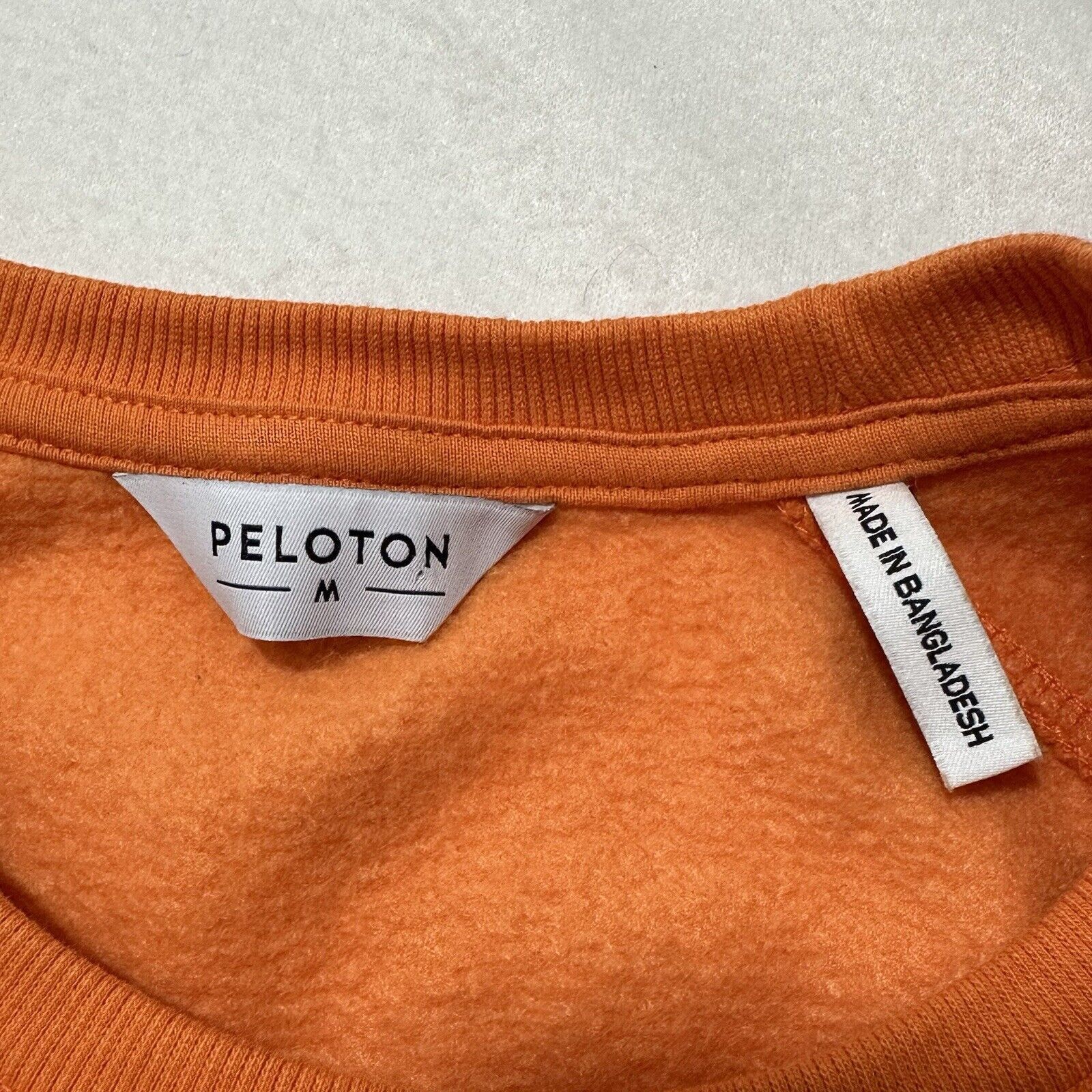 Peloton Peloton Medium Orange Pink Block Classic Crewneck Sweatshirt Size M / US 6-8 / IT 42-44 - 3 Thumbnail