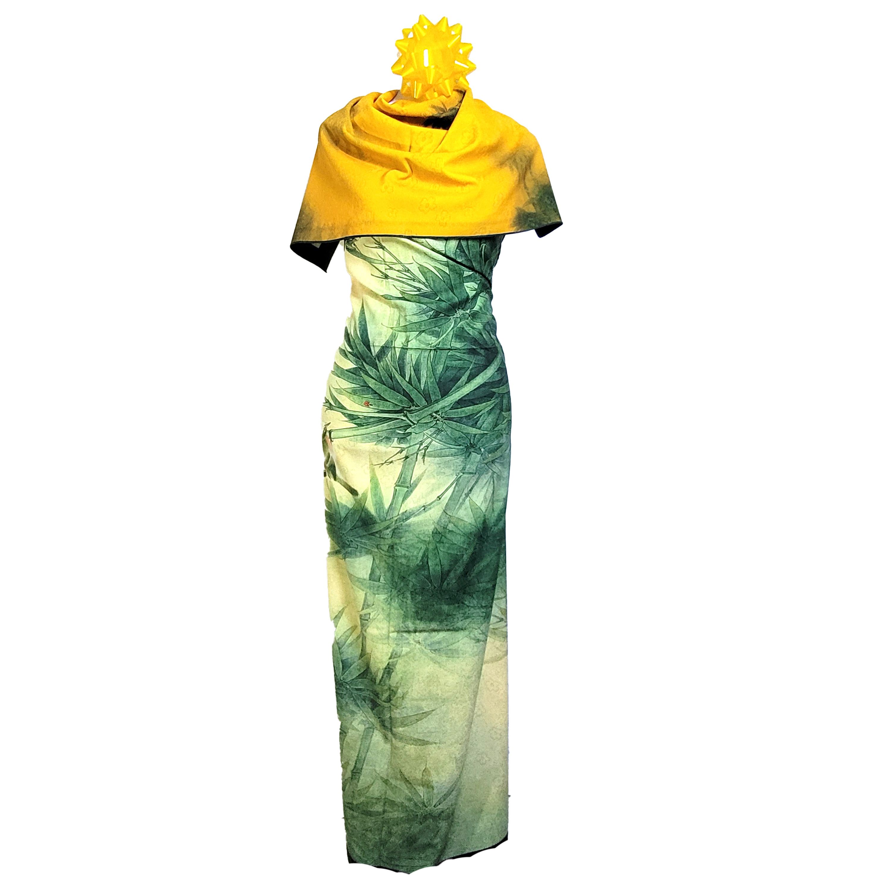 Other Double-Sided Silk Scarf 27"x70" Long Rectangle 3305 Size ONE SIZE - 3 Thumbnail