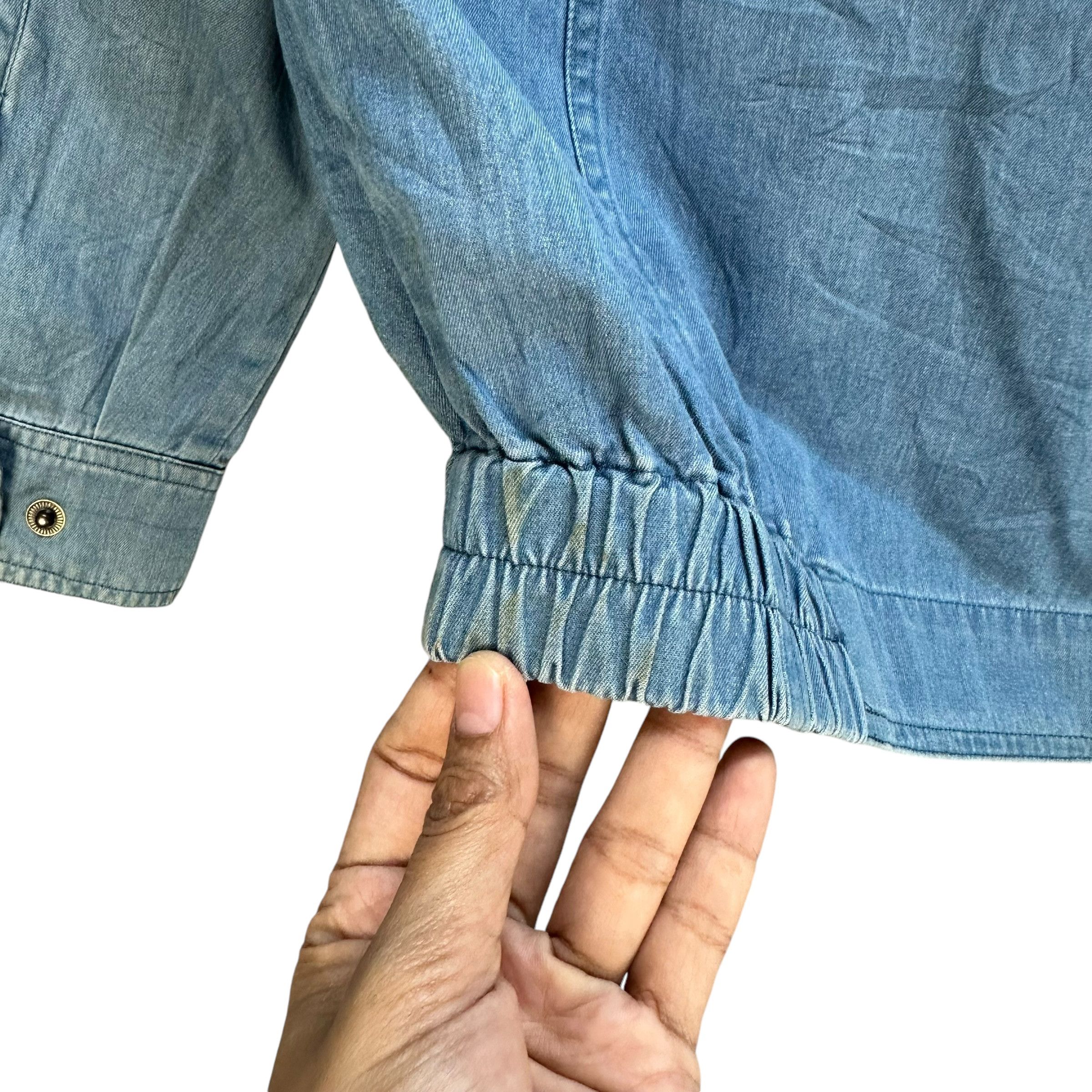 Burberry Vintage 90's BURBERRYS Jeans Jacket #1495-A62 Size US L / EU 52-54 / 3 - 17 Thumbnail