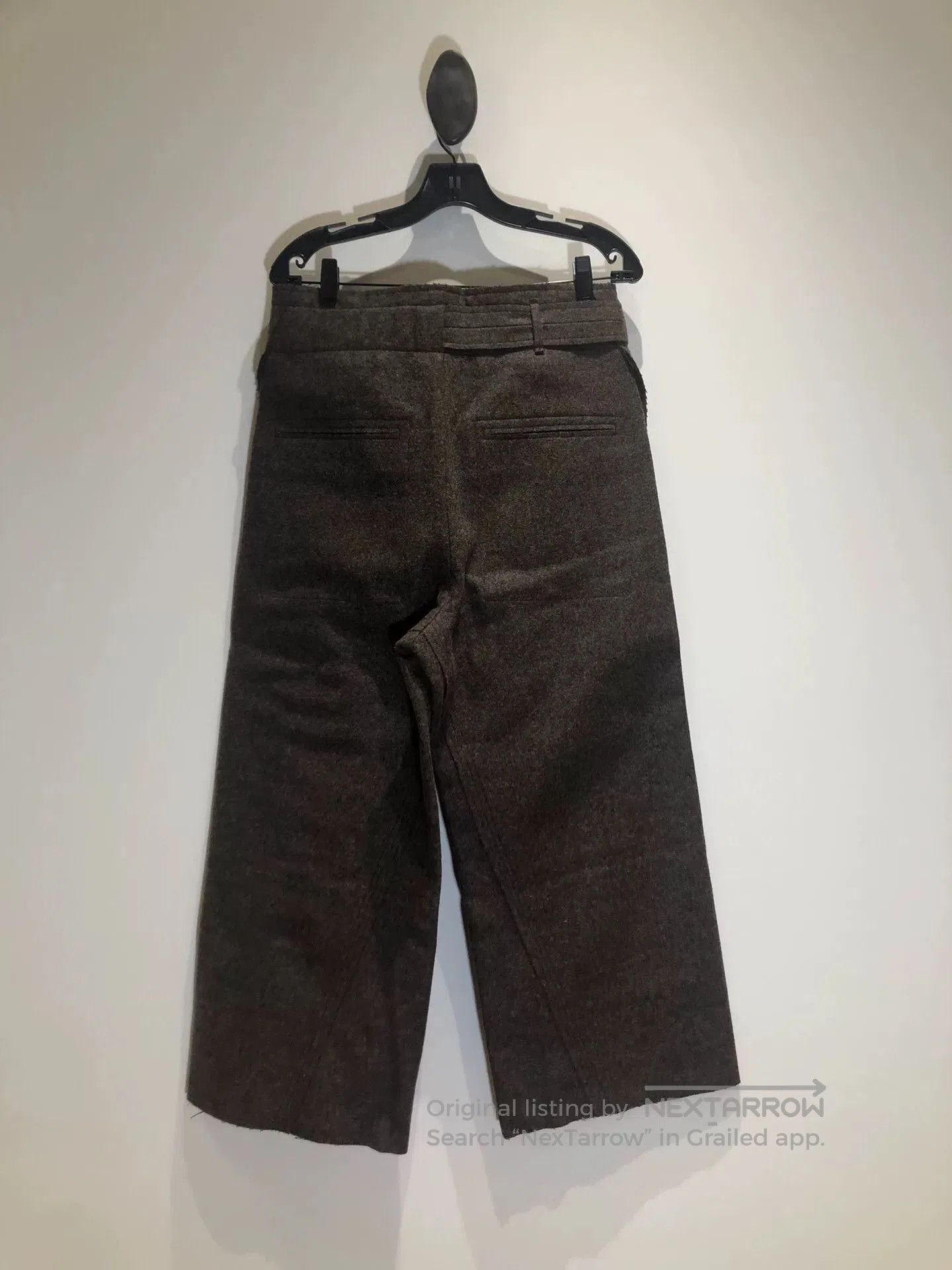 Omar Afridi OMAR AFRIDI Brown Flared Wool Trousers. Size US 30 / EU 46 - 2 Thumbnail