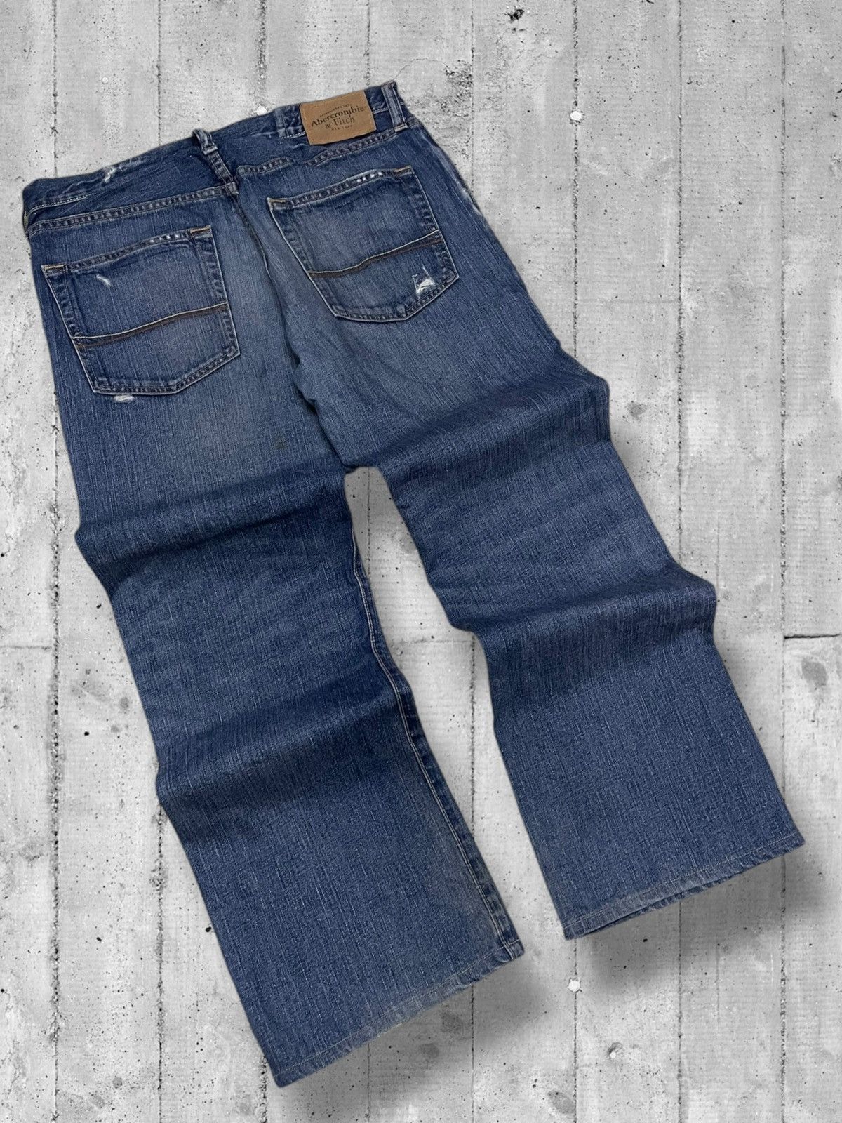 Abercrombie & Fitch × Designer × Vintage Vintage Designer Abercrombie &Fitch Distressed Low Rise Boot Size US 34 / EU 50 - 9 Thumbnail