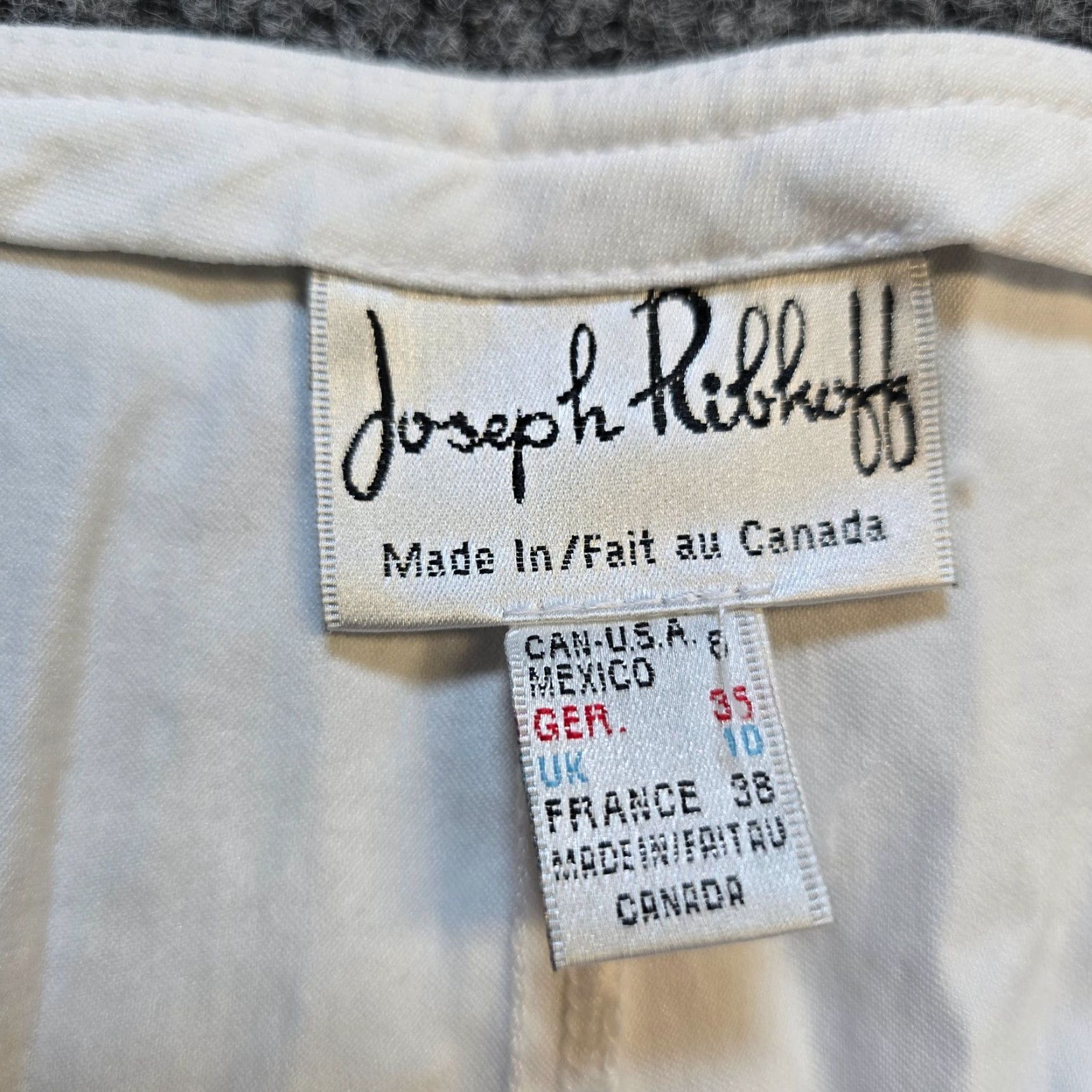 Joseph Ribkoff Joseph Ribkoff Pants Womens Size 8 White Stretch Flare Pockets Casual Capsule Holiday Summer Capsule Size 30" / US 8 / IT 44 - 4 Thumbnail
