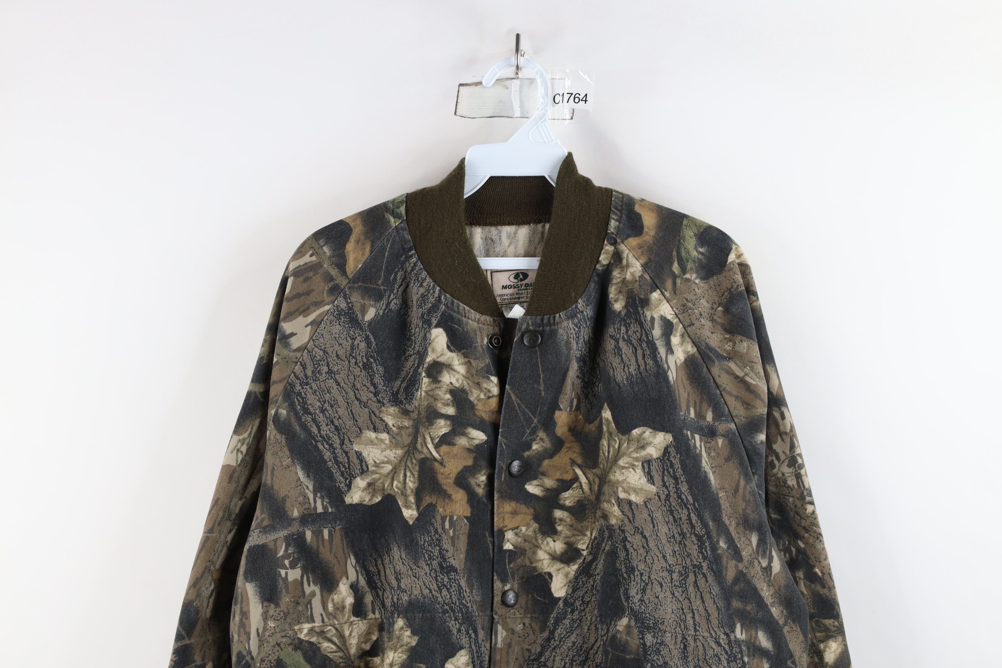 Mossy Oaks × Vintage Vintage 80s 90s Mossy Oak Camouflage Bomber Jacket USA Size US L / EU 52-54 / 3 - 2 Thumbnail