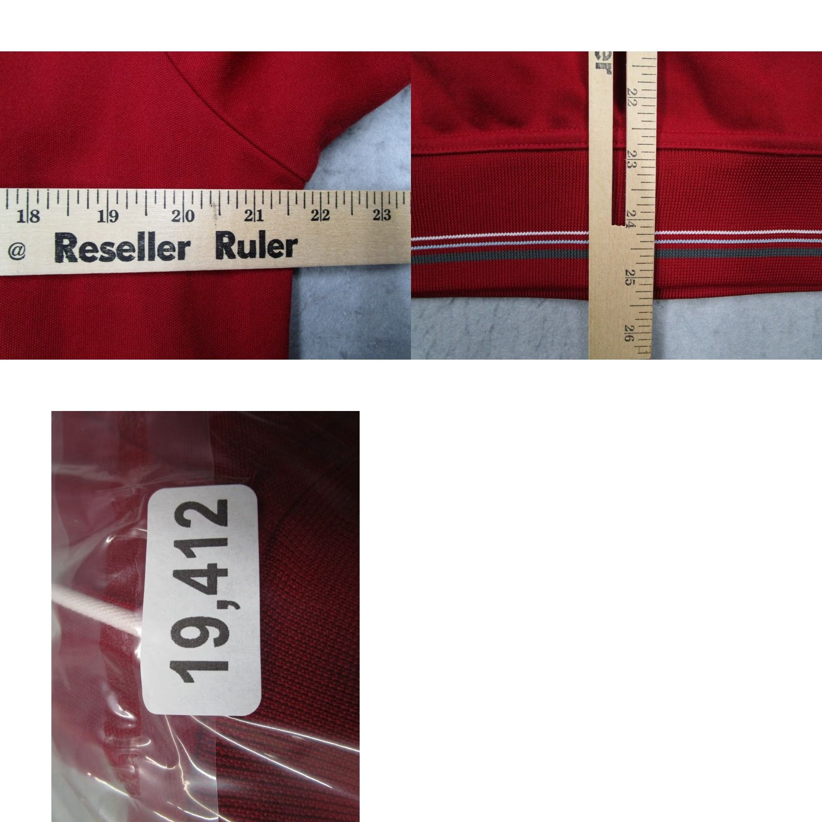 Billabong BILLABONG Jacket Men L Red Full Zip Track Embroidered Logo - Cotton / Polyester Blend - Windbreaker - 90s Beach City Sports - Mens Size US L / EU 52-54 / 3 - 8 Thumbnail