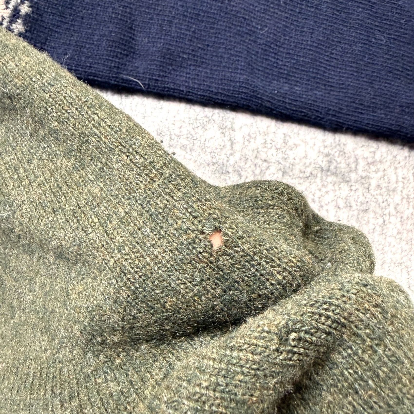 Gap VTG GAP Sweater Mens 2XL Green Navy Blue Fair Isle Lambswool Knit Crewneck 90s Pullover Wool Knit Casual Size US XXL / EU 58 / 5 - 7 Thumbnail