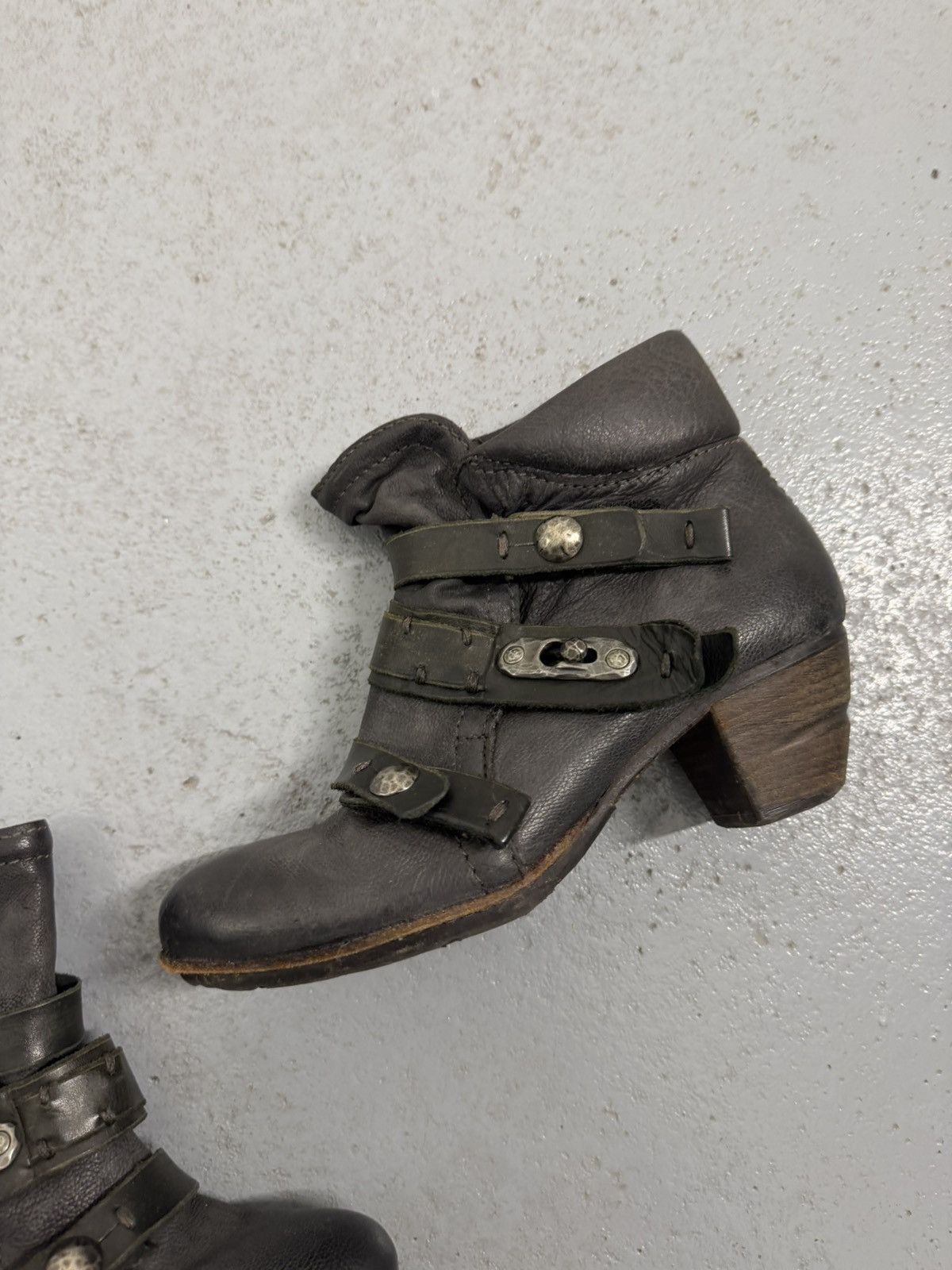 A.S.98 Vintage A.S.98 Leather Buckle Boots Size US 8 / IT 38 - 2 Thumbnail