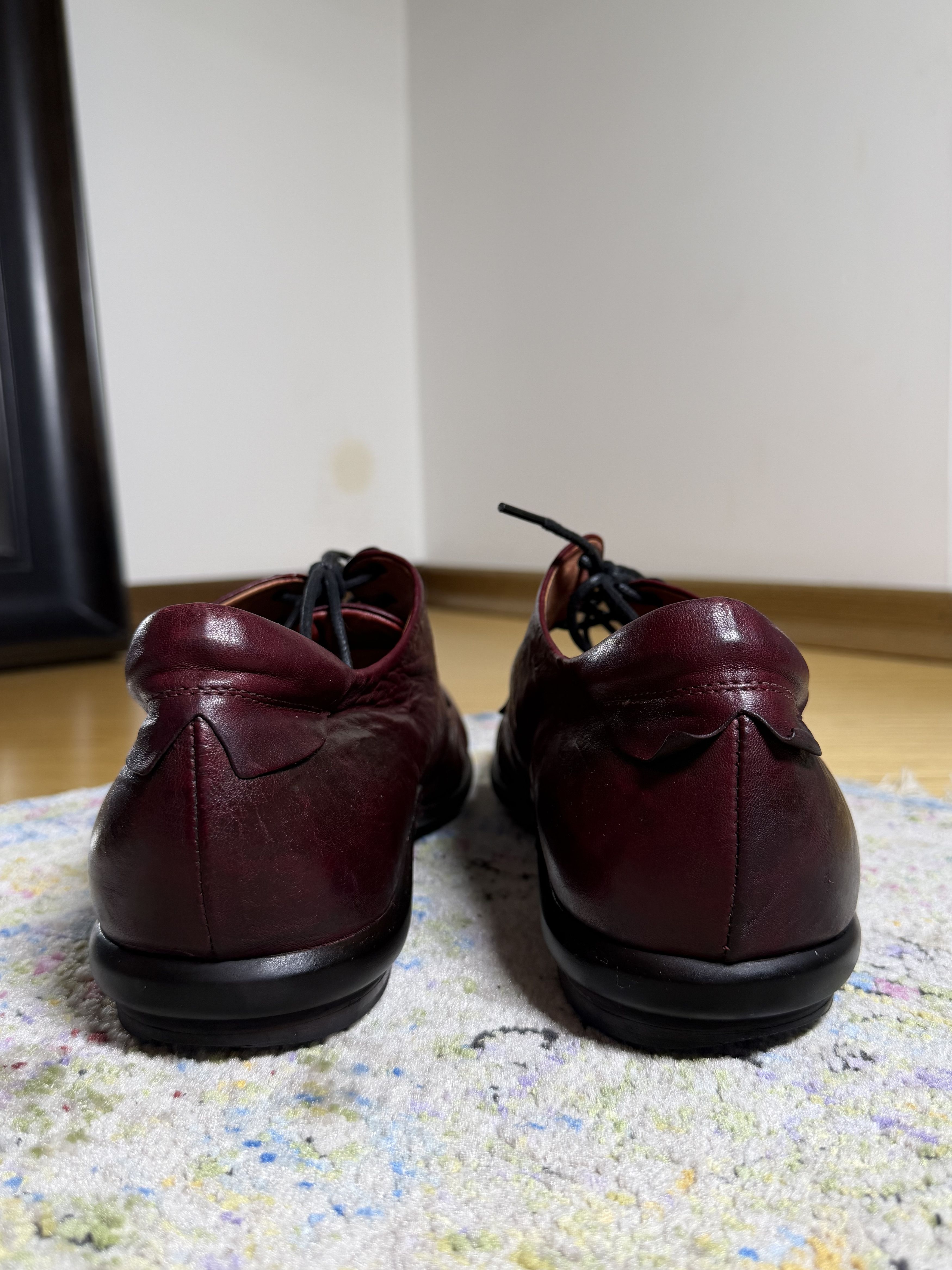 Genuine Leather Think! Menscha Barefoot Bordeaux Casual Shoes Size US 12 / EU 45 - 7 Thumbnail