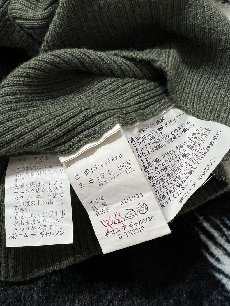 Other Comme Des Garcons Fur wool sleeve wool knit turtleneck top Size S / US 4 / IT 40 - 3 Thumbnail