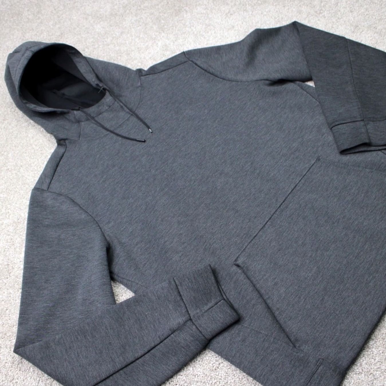 Vintage Skora Hoodie Mens Large Gray Qwick Dry Stretch Hooded Sweatshirt Pullover Size US L / EU 52-54 / 3 - 4 Thumbnail