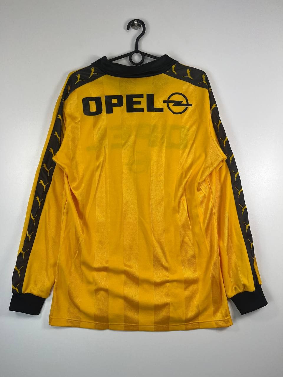 Puma Young Boys 1990s Home Shirt Opel Puma Long Sleeve FootballXL Size US XL / EU 56 / 4 - 7 Thumbnail