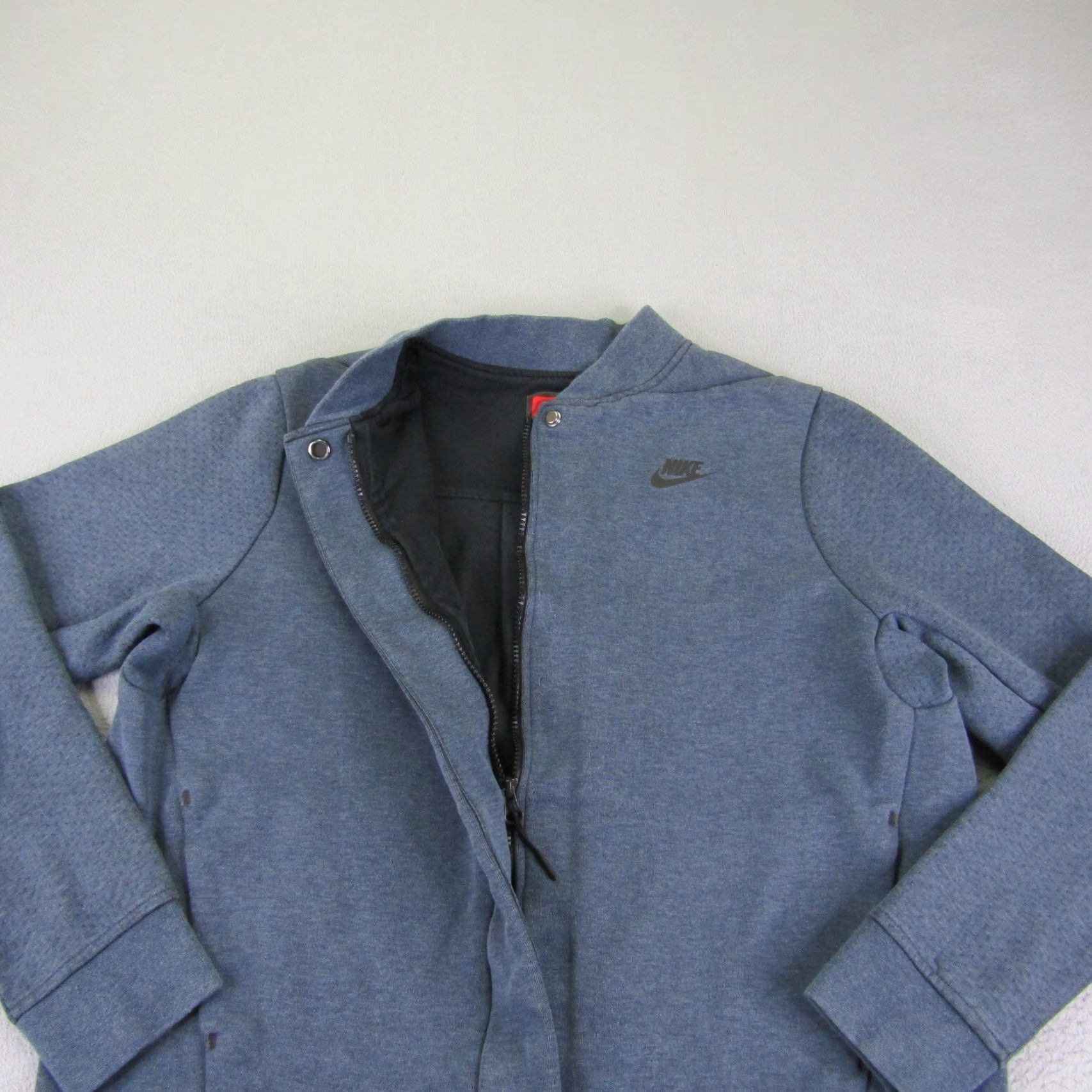Nike VINTAGE Nike Destroyer Jacket Womens Large Blue Full Zip Pockets Track Athletic Outerwear Mens? Wait. Size L / US 10 / IT 46 - 5 Thumbnail