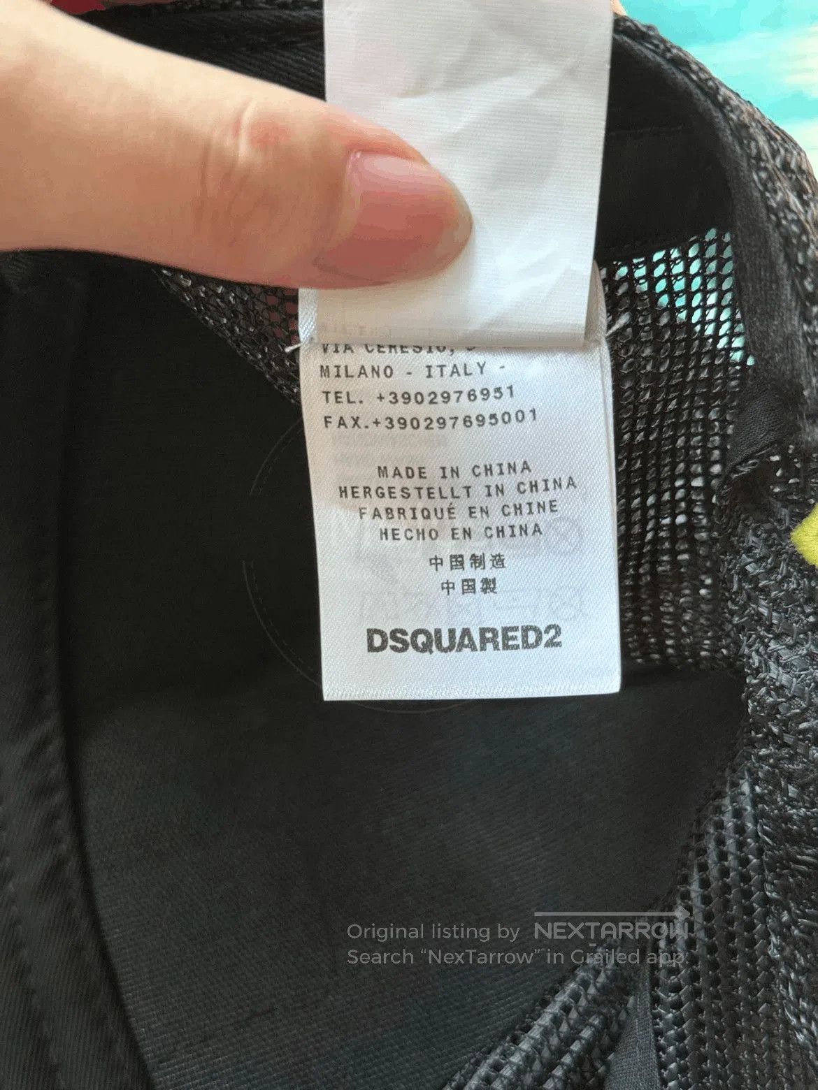 Dsquared2 Dsquared2 Babe2 Logo Truck Driver Hat. Size ONE SIZE - 8 Thumbnail