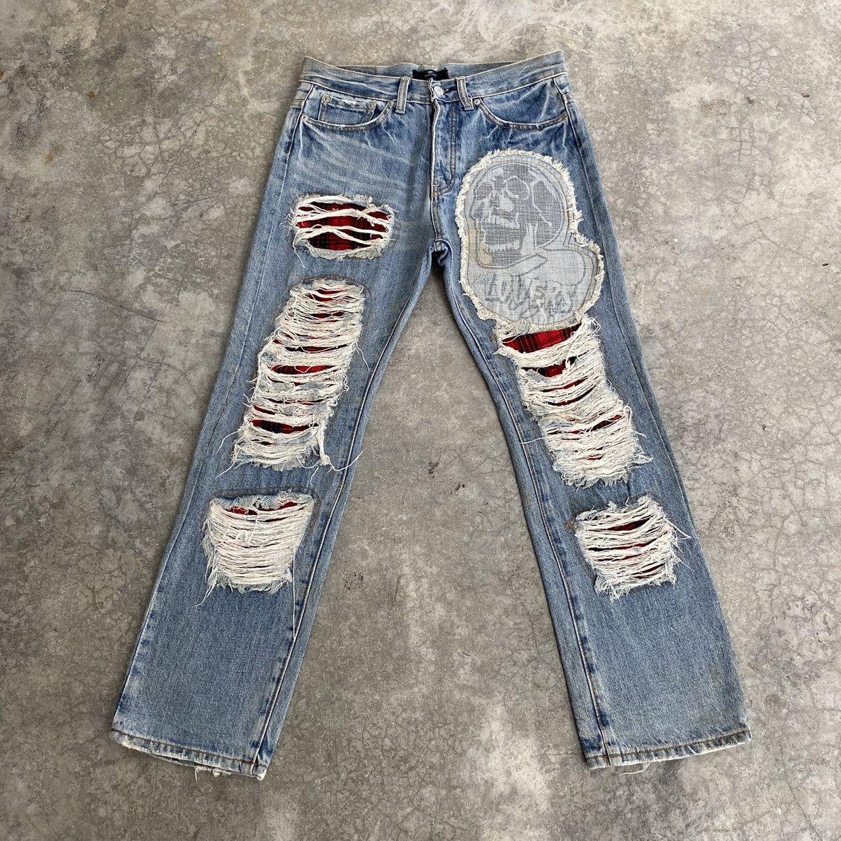 A.F.F.A. Vintage Lover’s Rock Japan Distressed Jeans Size US 30 / EU 46 - 1 Thumbnail