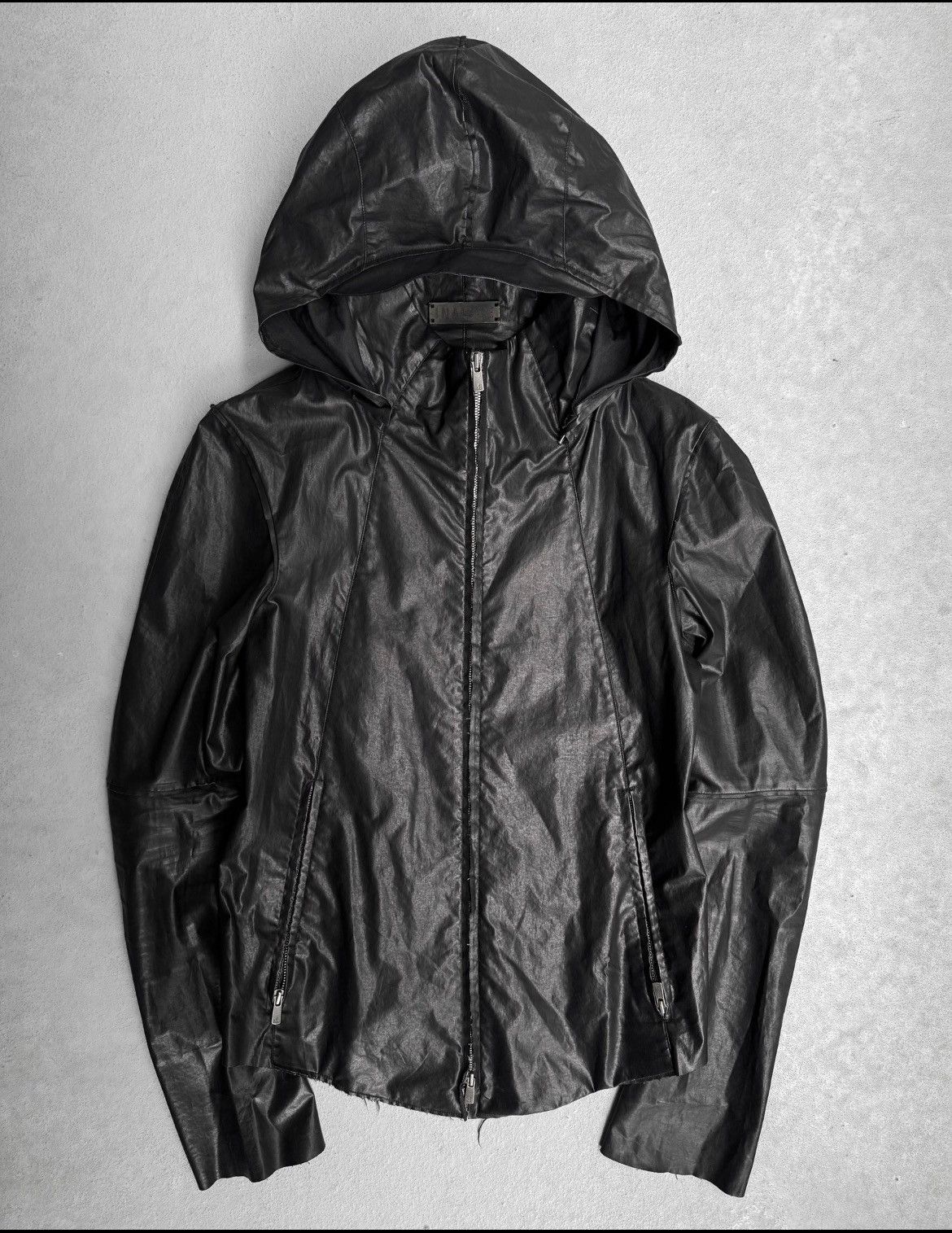 Inaisce InAisce heavy waxed coat convertible hood jacket Size US M / EU 48-50 / 2 - 1 Thumbnail