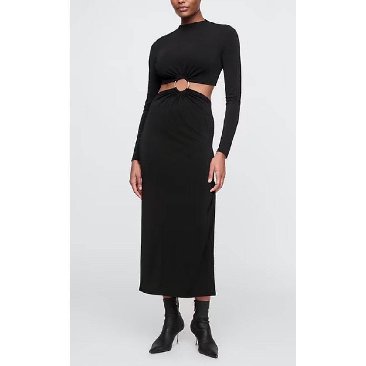 Cult Gaia GAP x Cult Gaia - Cut-Out Ring Long Sleeve Maxi Dress/XS/NWT Size XS / US 0-2 / IT 36-38 - 1 Thumbnail
