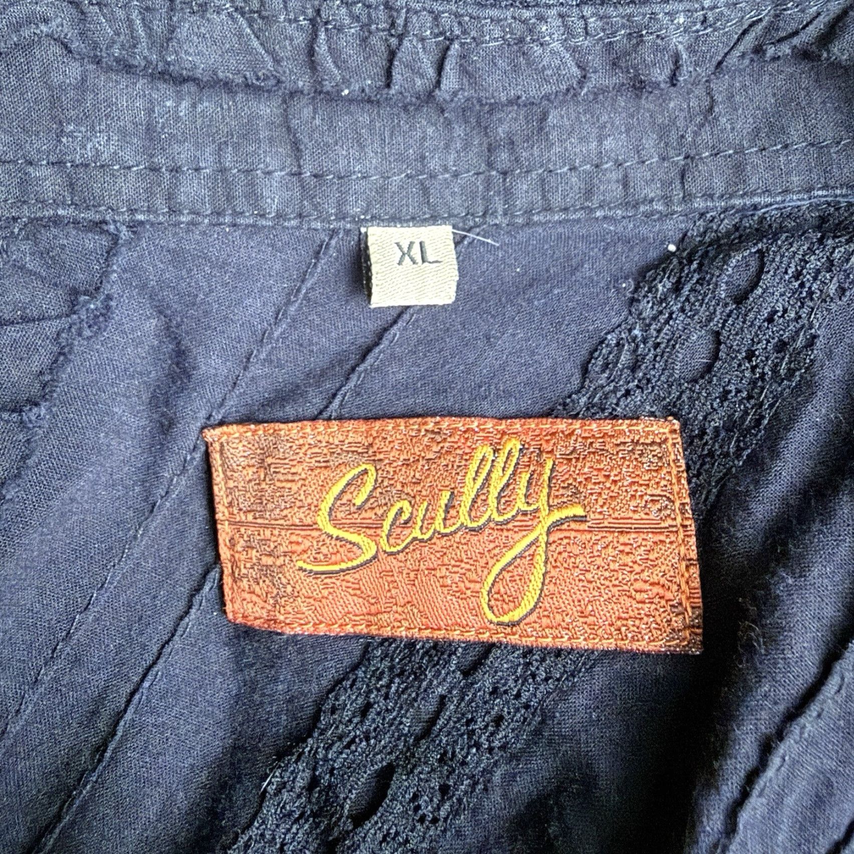 Scully Scully Shirt Western Black Womens XL Snap Button Down Size XL / US 12-14 / IT 48-50 - 4 Thumbnail