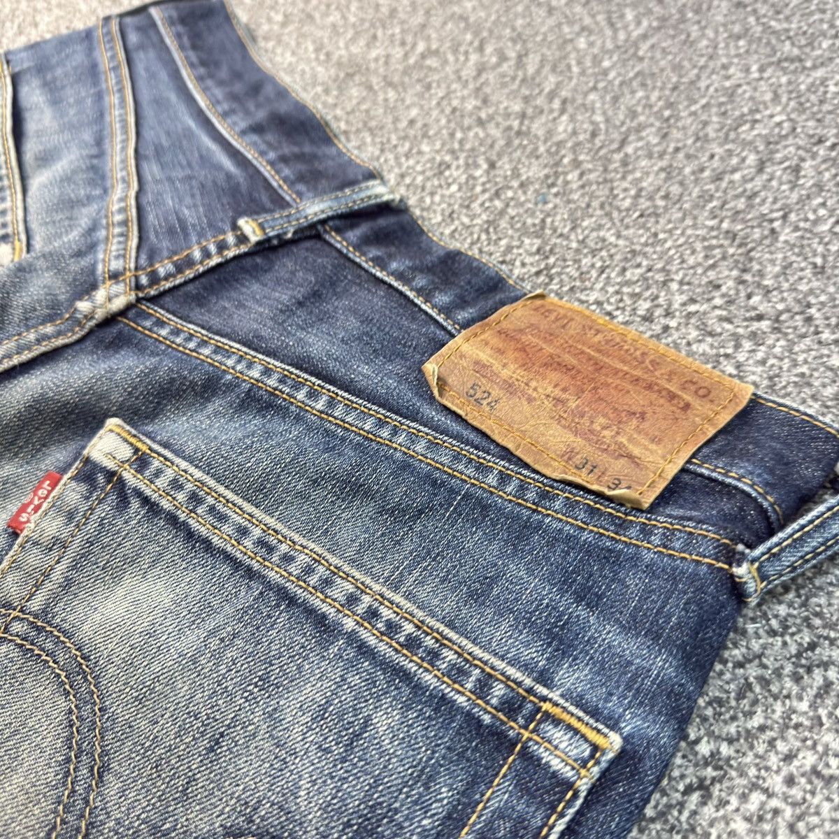 Engineered Garments × Levi's Vintage y2k Levis 524 Distressed Aging Faded Denim W31 Size US 31 - 9 Thumbnail