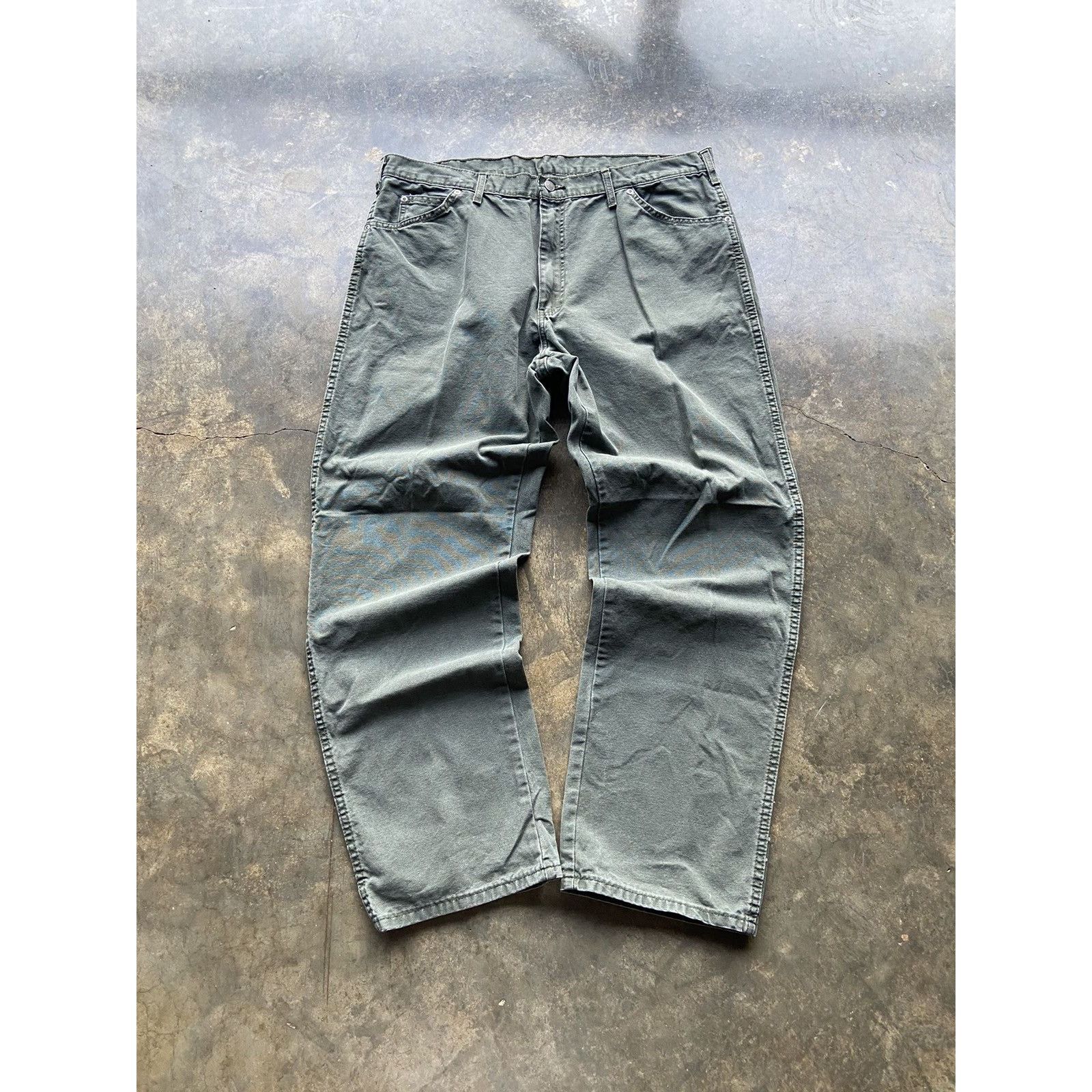 Dickies × Vintage Crazy Vintage Baggy Y2K Faded Dickies work Pants 40x32 Size US 40 / EU 56 - 2 Thumbnail