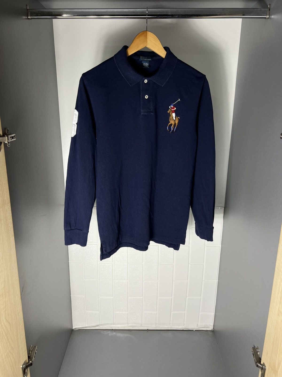 Polo Ralph Lauren VINTAGE POLO RALPH LAUREN RETRO RUGBY CASUAL DESIGNER 90s Size US S / EU 44-46 / 1 - 2 Thumbnail