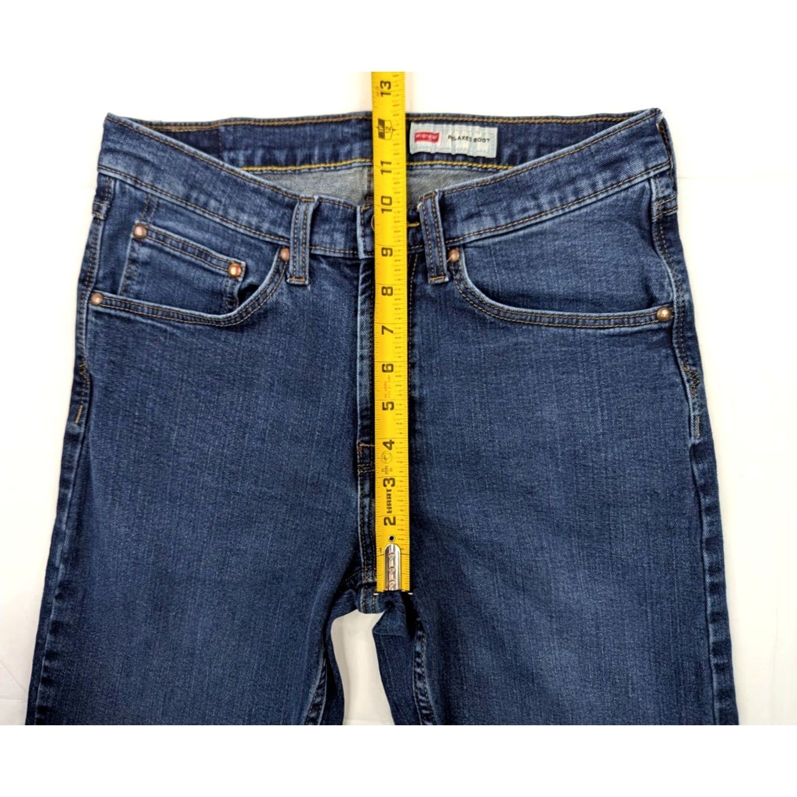 Wrangler Wrangler Jeans Men 29x30 Relaxed Bootcut Blue Denim Stretch Cotton 5-Pocket Size US 29 - 4 Thumbnail
