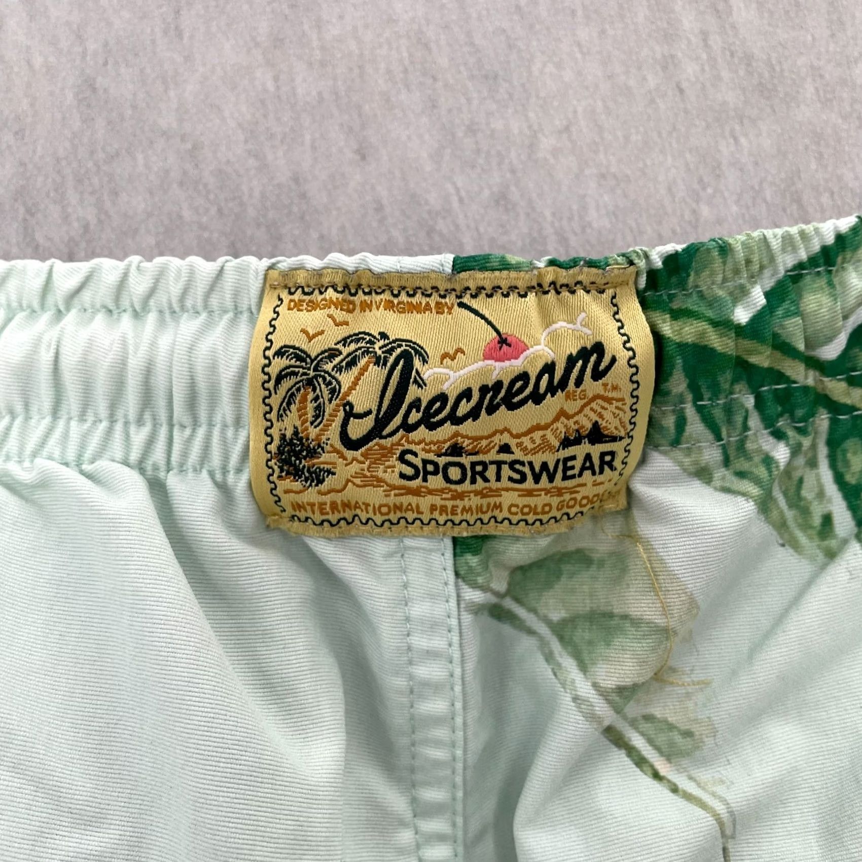 Vintage Ice Cream Shorts Adult Medium Floral Sportswear BBC Pharrell Williams Mens M Size US 31 - 3 Thumbnail