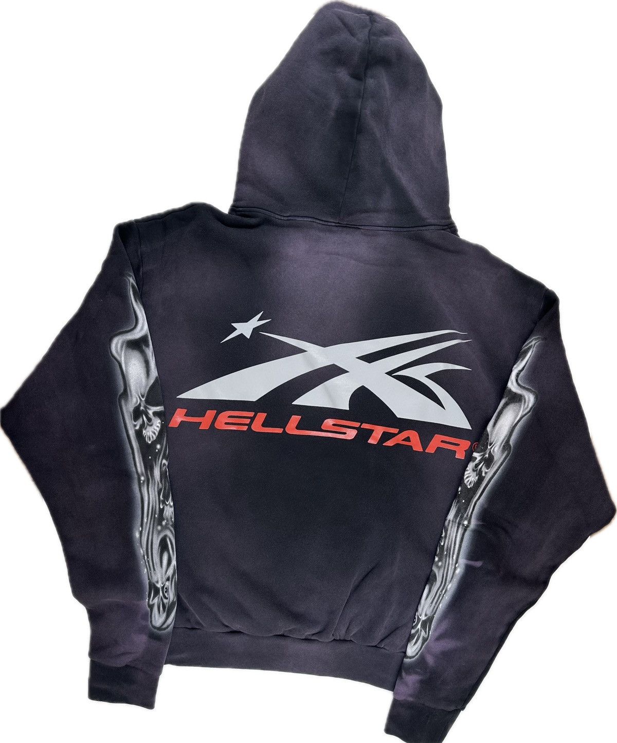 HELLSTAR Hellstar Airbrushed Skull Hoodie Size US M / EU 48-50 / 2 - 3 Thumbnail