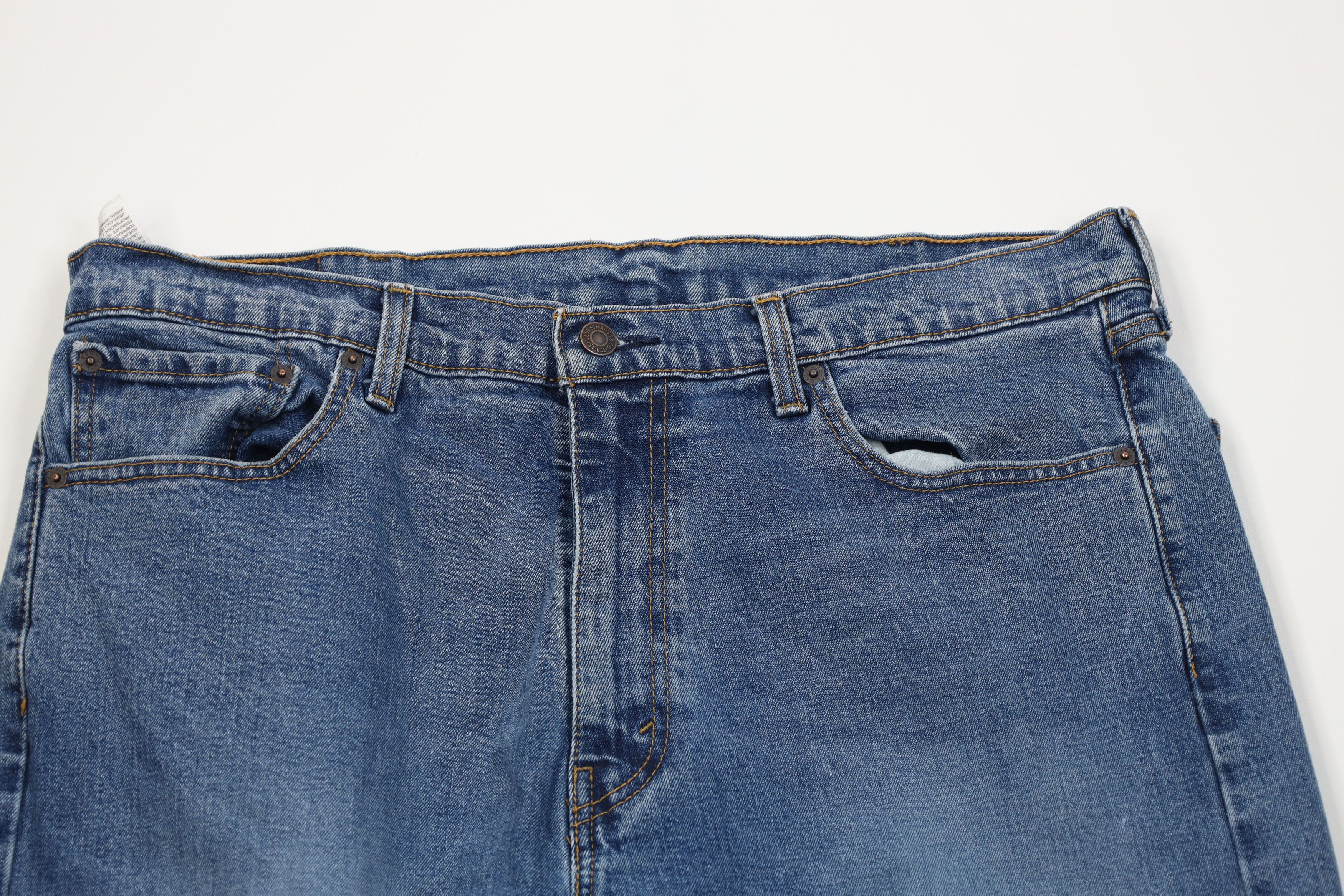 Levi's Vintage Y2K Levis 505 Regular Straight Leg Denim Jeans Size US 38 / EU 54 - 2 Thumbnail