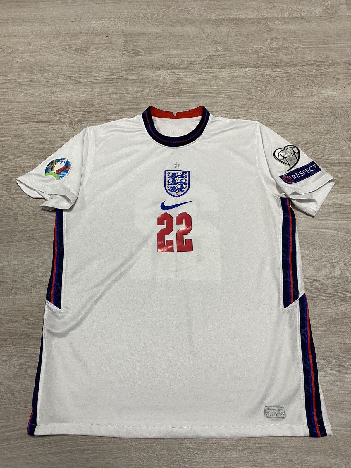 Nike Nike Jersey National Team England #22 EURO patch size L Size US L / EU 52-54 / 3 - 1 Thumbnail