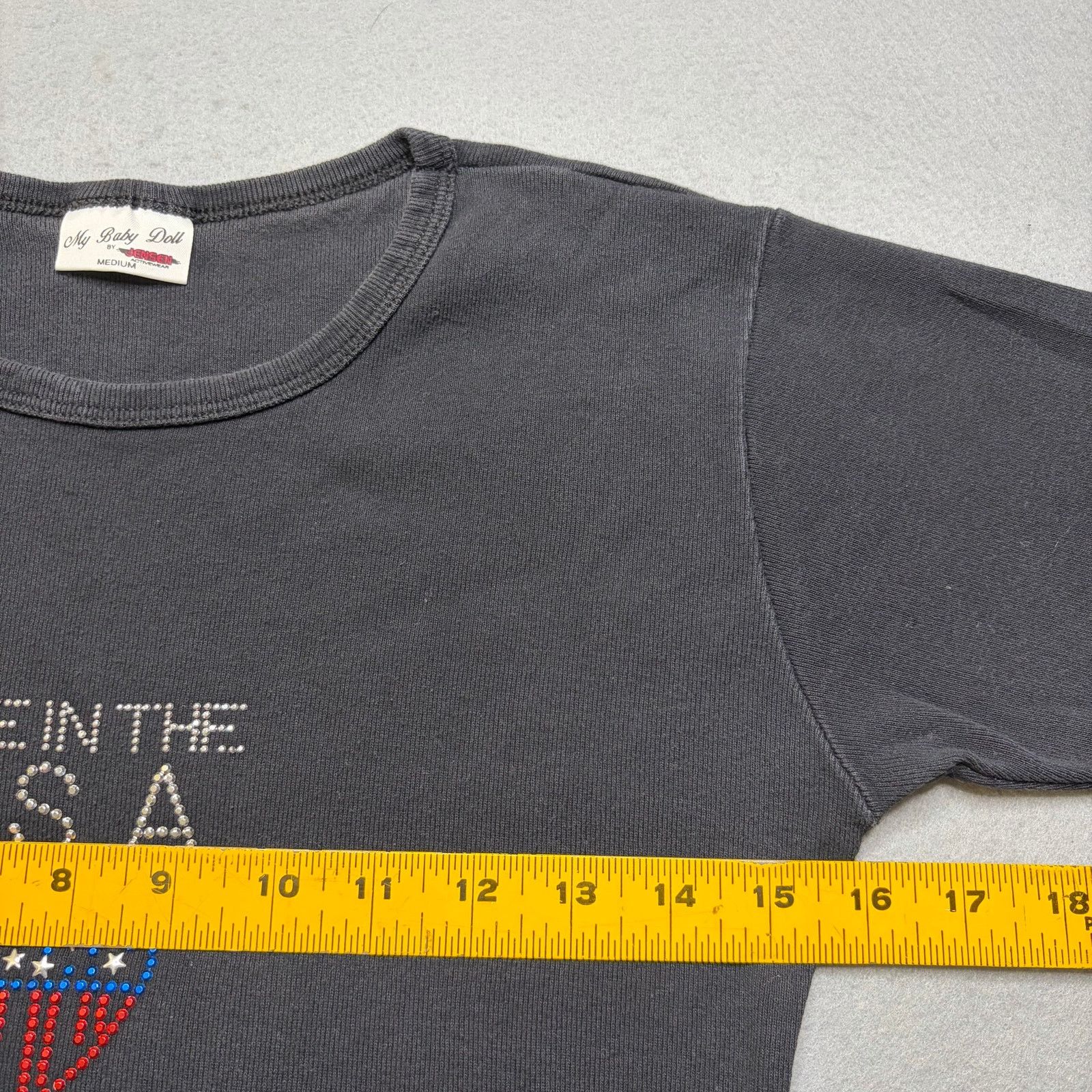 Other Y2K Made In The USA Rhinestone Long Sleeve Shirt Medium Size M / US 6-8 / IT 42-44 - 6 Thumbnail