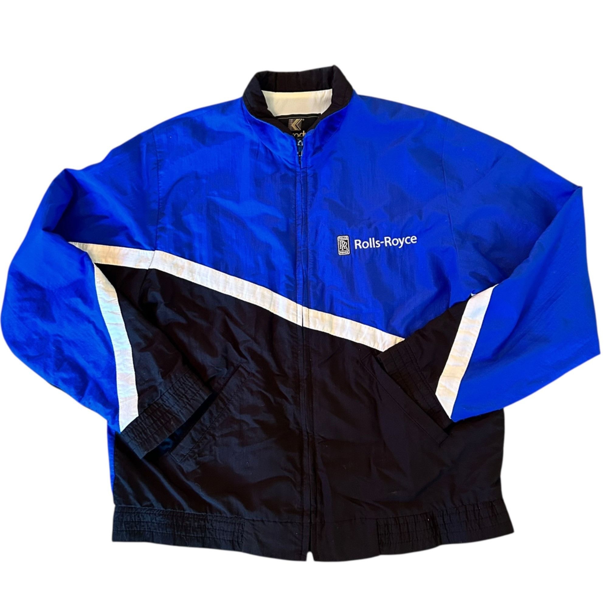 Vintage Vintage Rolls-Royce Employee Zip Up Retro Nylon Jacket Size US S / EU 44-46 / 1 - 1 Thumbnail