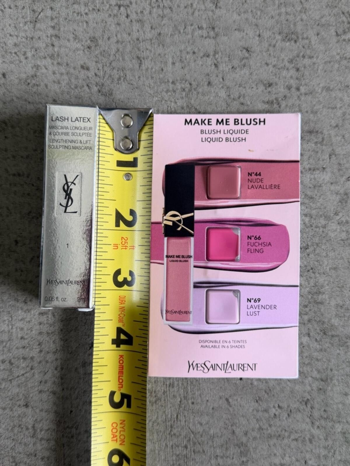 Yves Saint Laurent YSL / Lash Latex Mascara + Blush / Mini Bundle Set 2pc Size ONE SIZE - 4 Thumbnail
