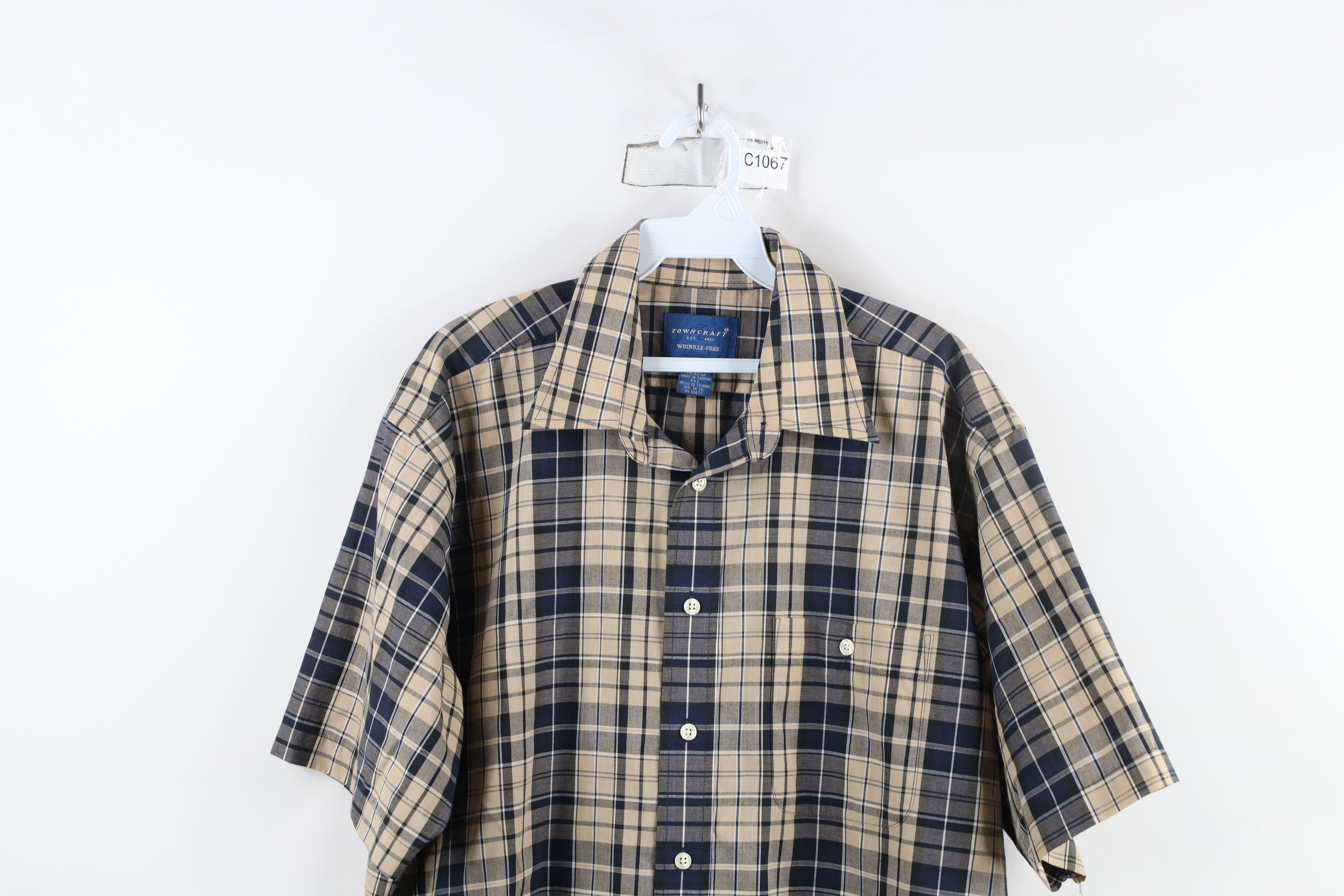 Vintage Vintage 90s Streetwear Short Sleeve Collared Button Shirt Size US L / EU 52-54 / 3 - 2 Thumbnail